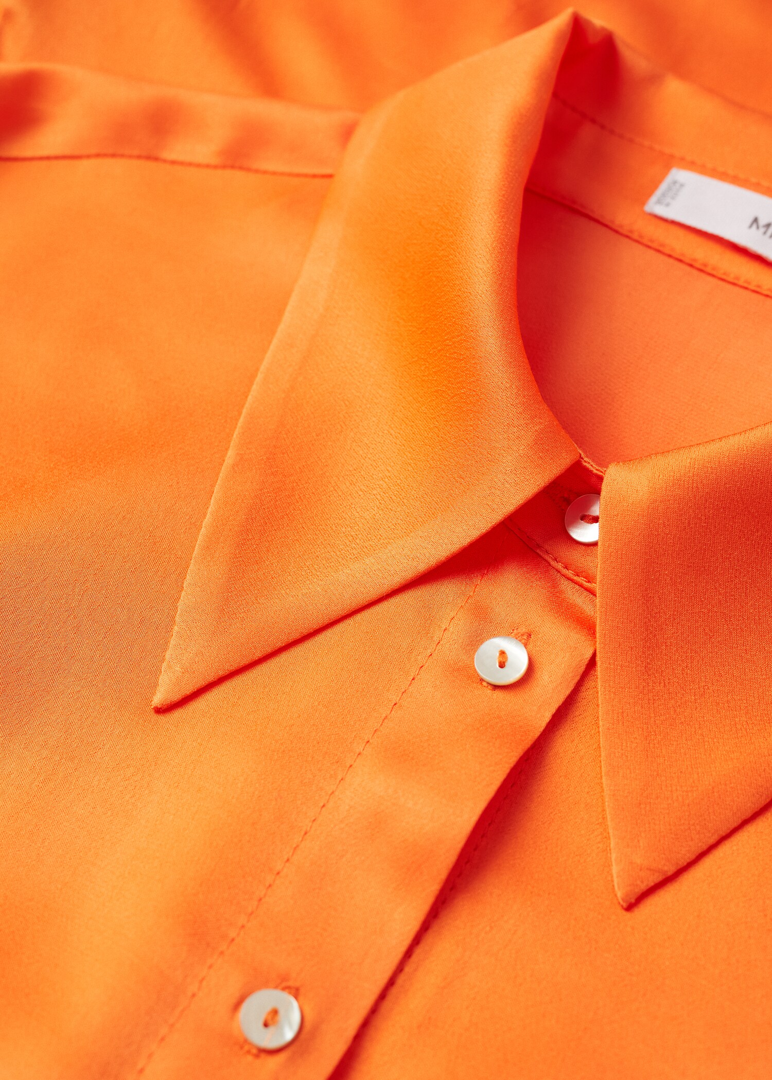 Camisa fluida satinada - Detalle del artículo 8