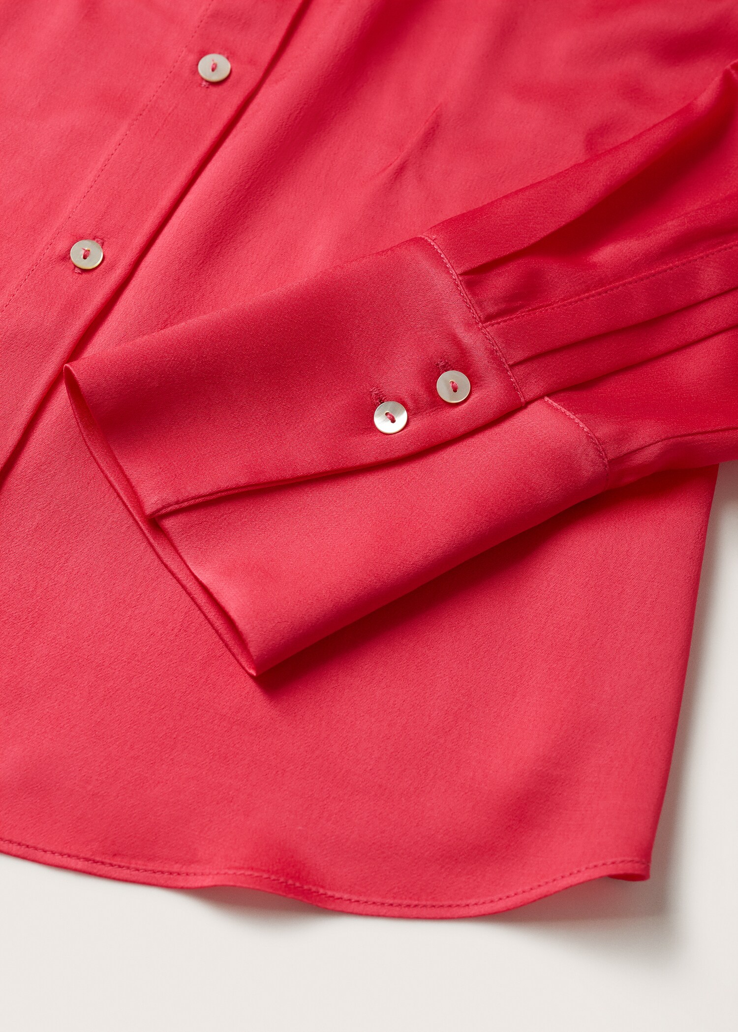 Camisa fluida satinada - Detalle del artículo 8