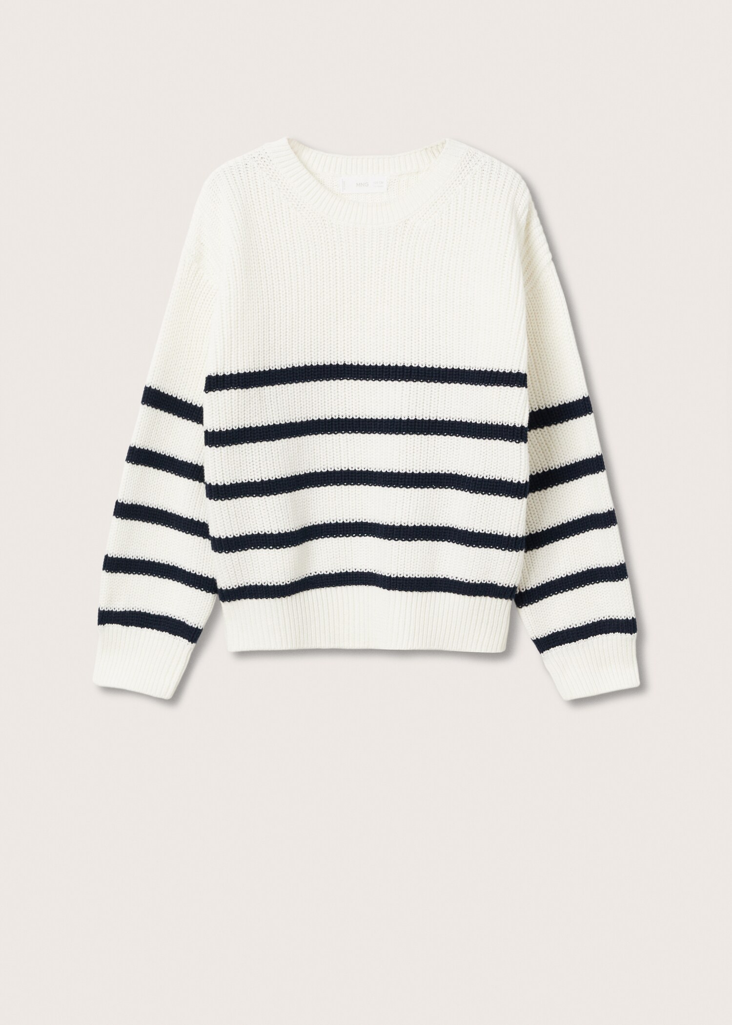 Striped knit sweater - Article without model