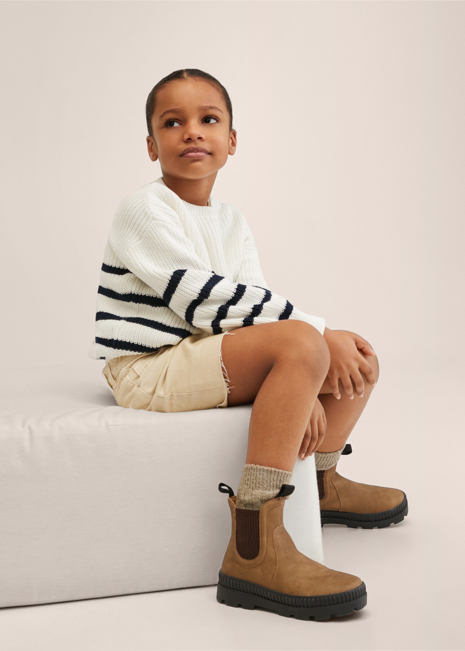 Striped knit sweater - Details of the article 2