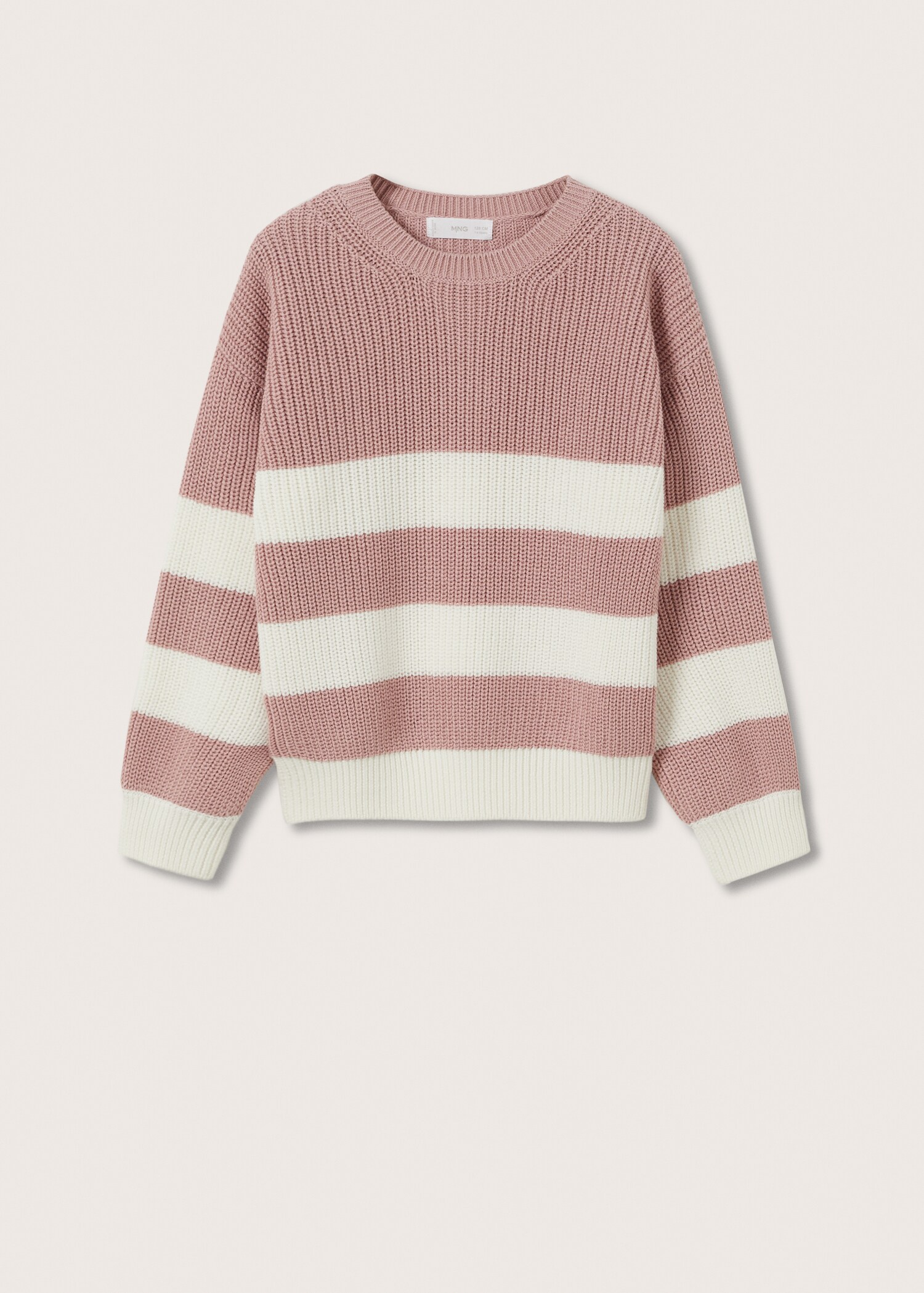 Striped knit sweater - Article without model