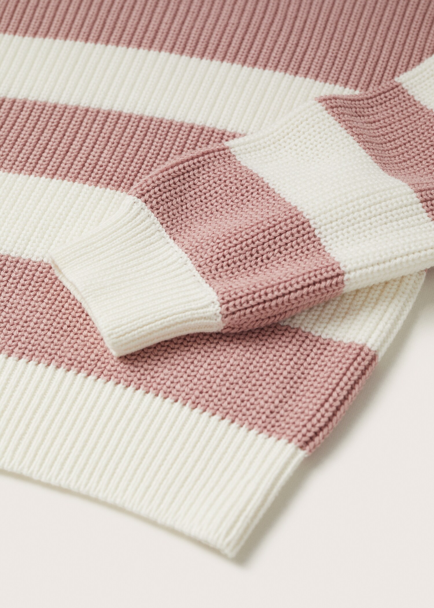 Striped knit sweater - Details of the article 8