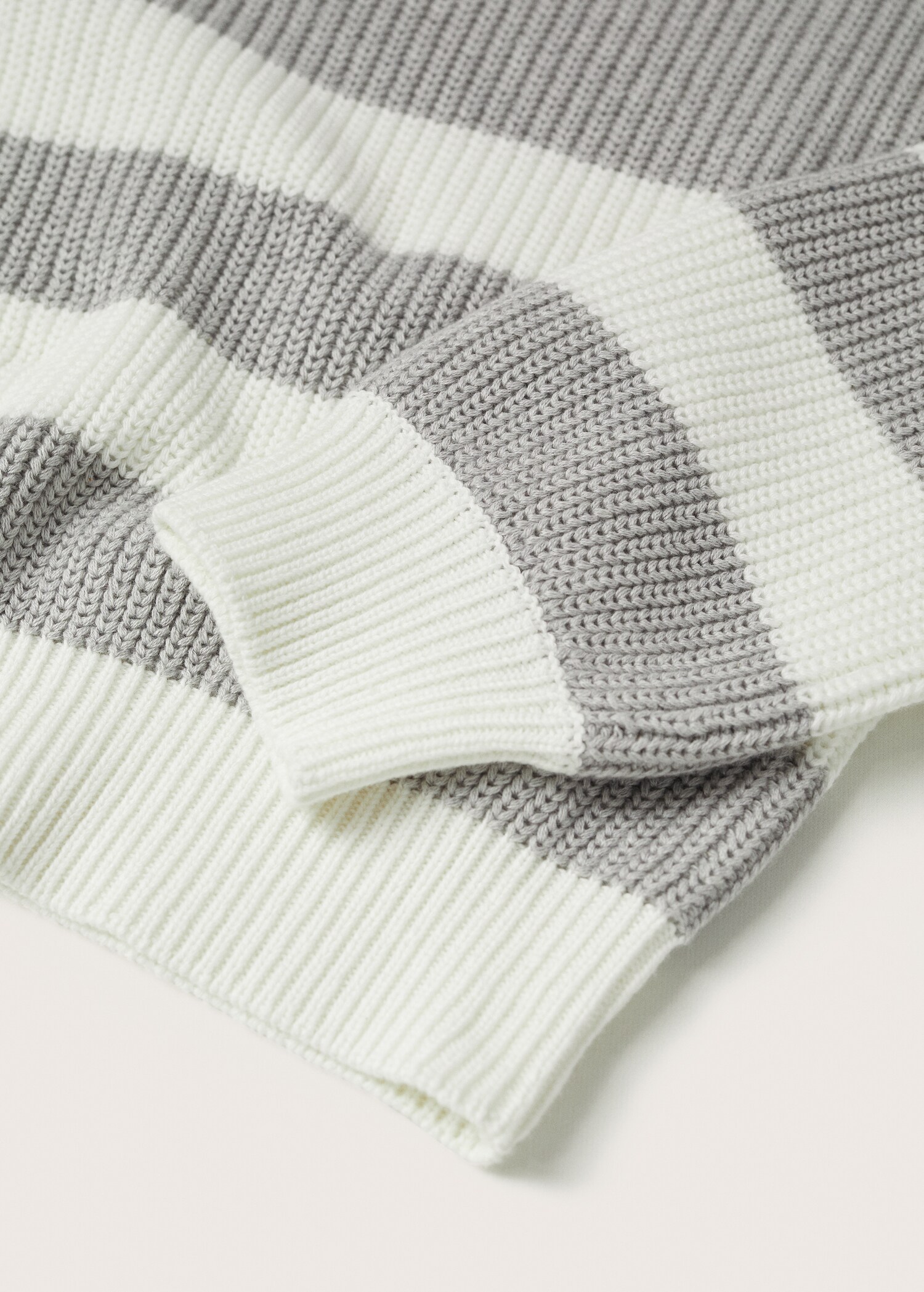 Striped knit sweater - Details of the article 8