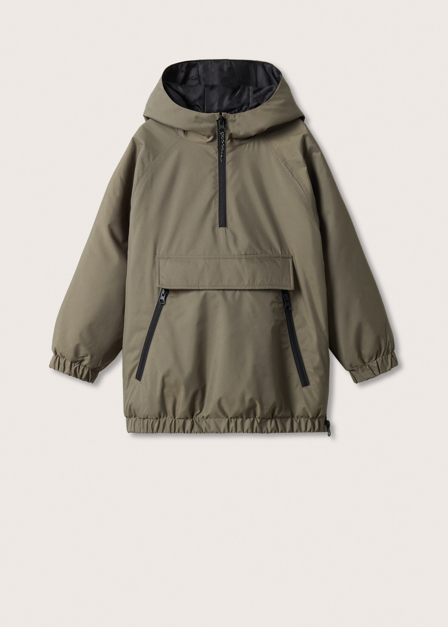 Prošívaná bunda anorak s kapsami - Zboží bez modelu
