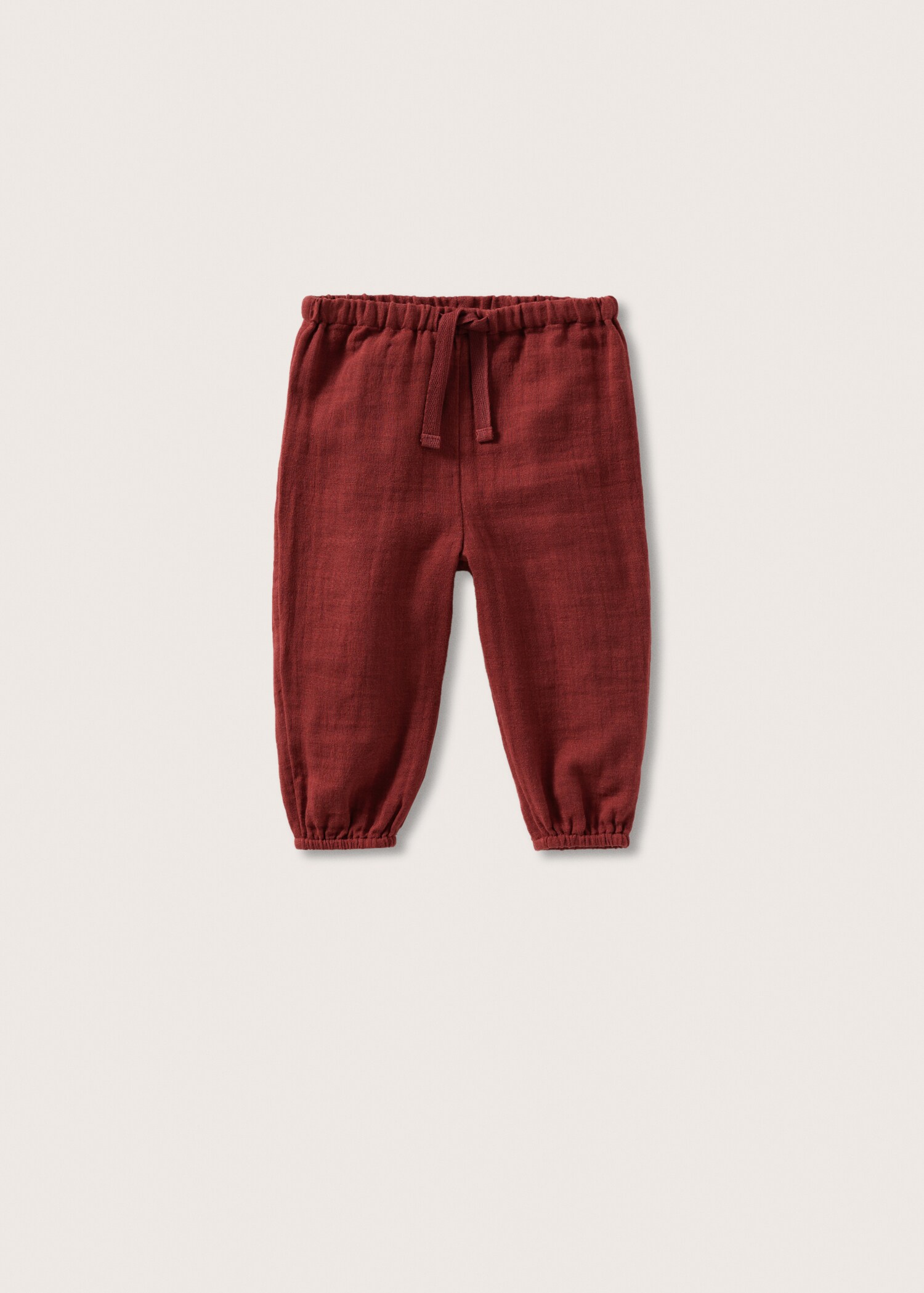 Slouchy cotton trousers - Article without model