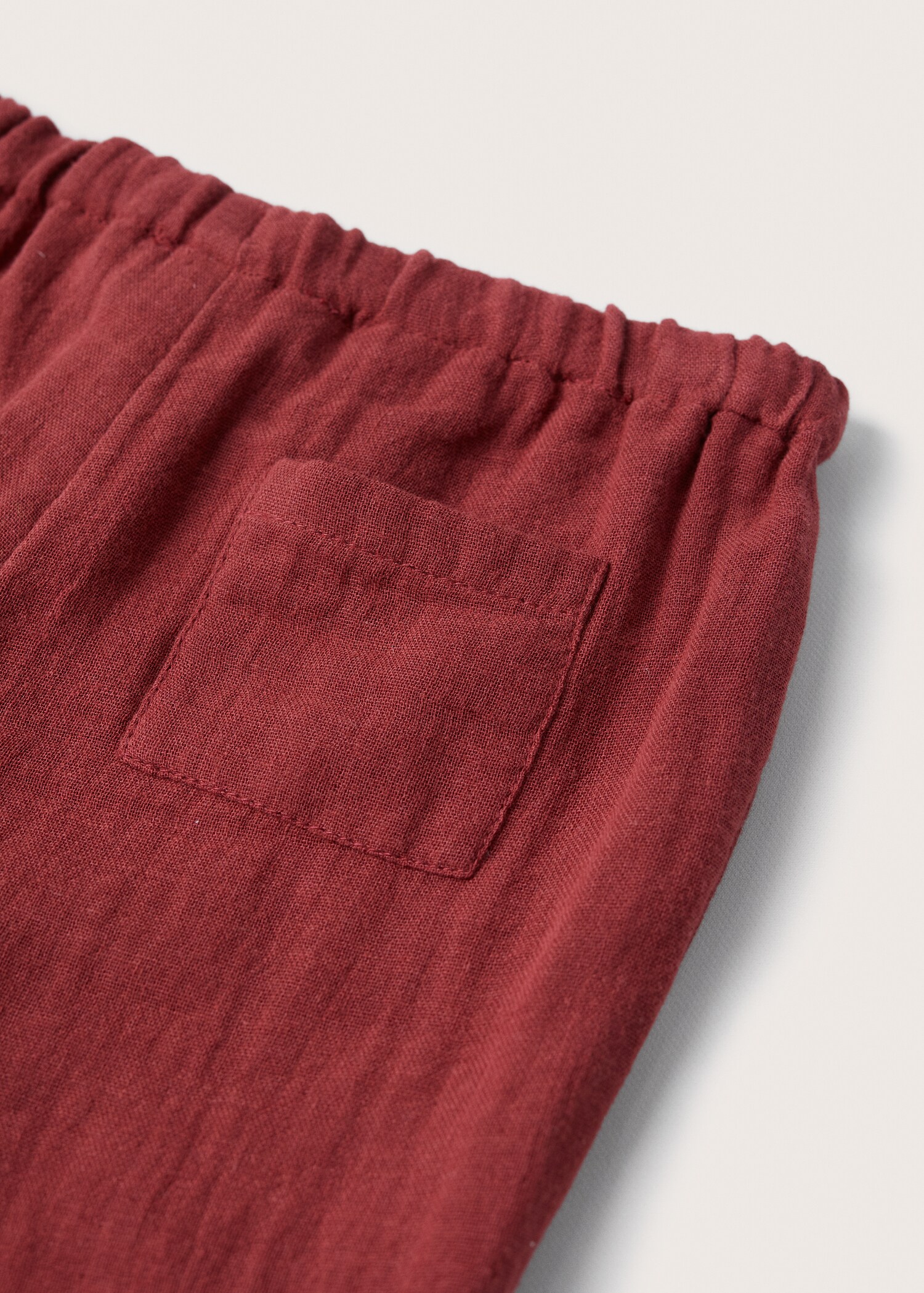 Slouchy cotton trousers - Details of the article 8