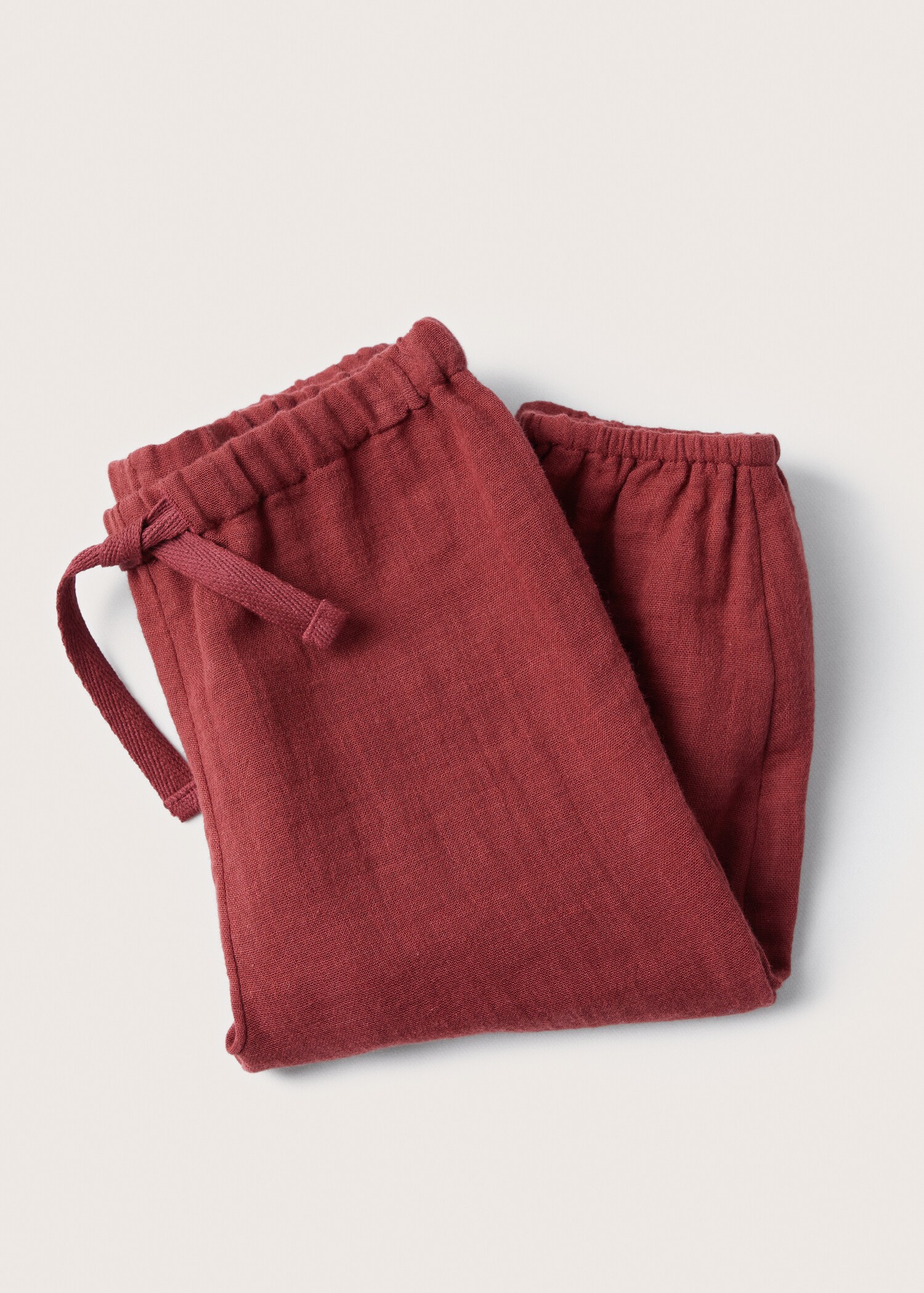 Slouchy cotton trousers - Details of the article 9