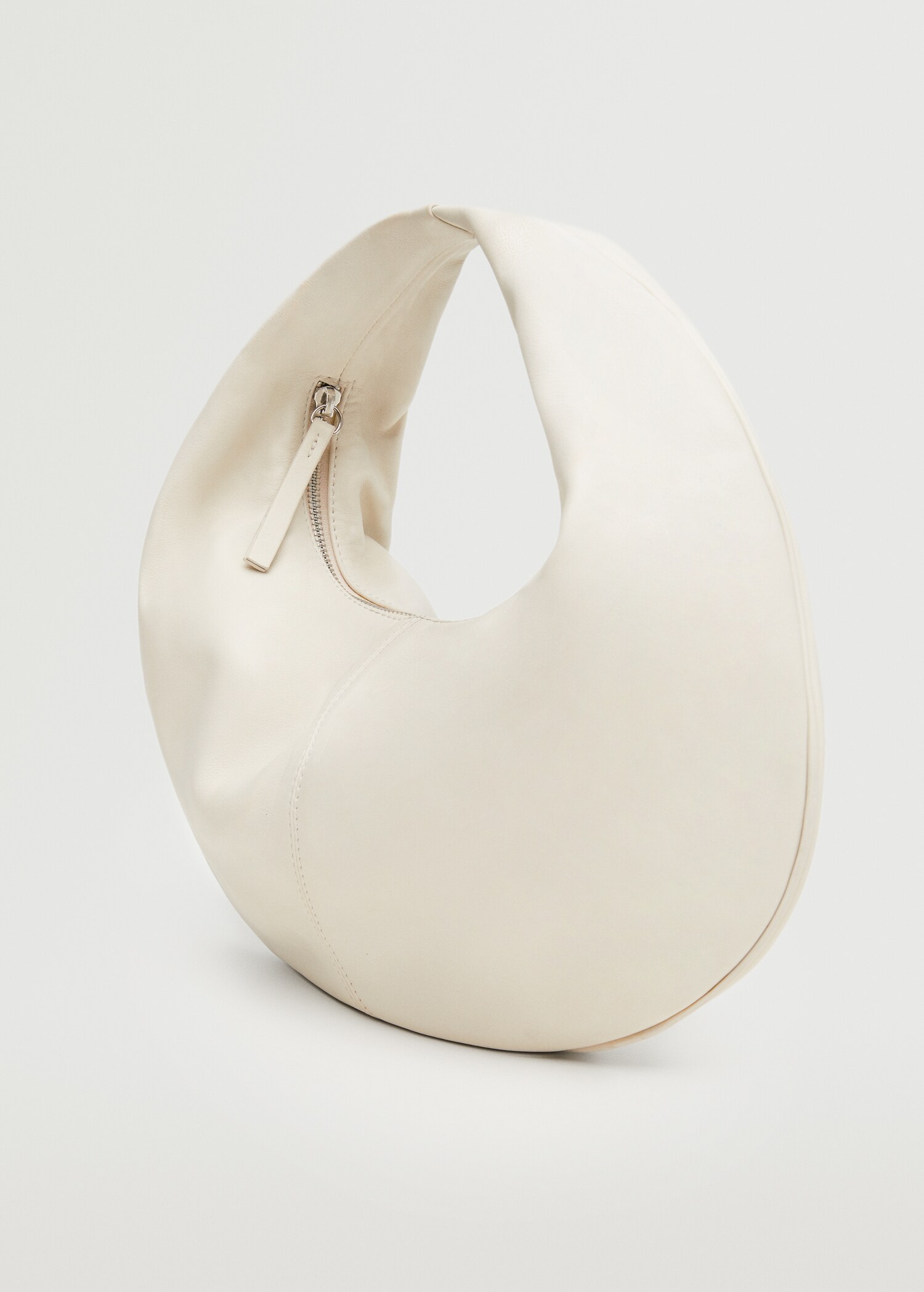 Leather handbag - Medium plane