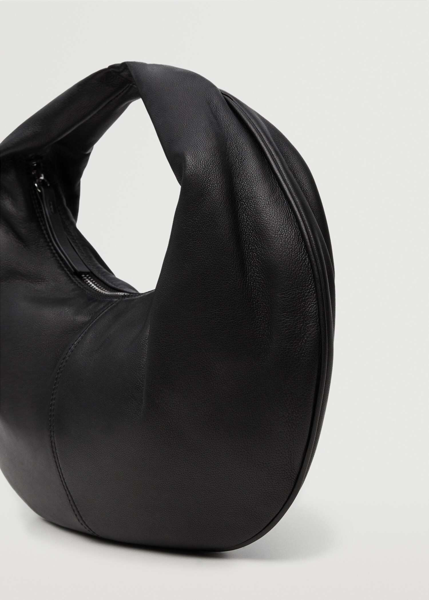 Leather handbag - Medium plane