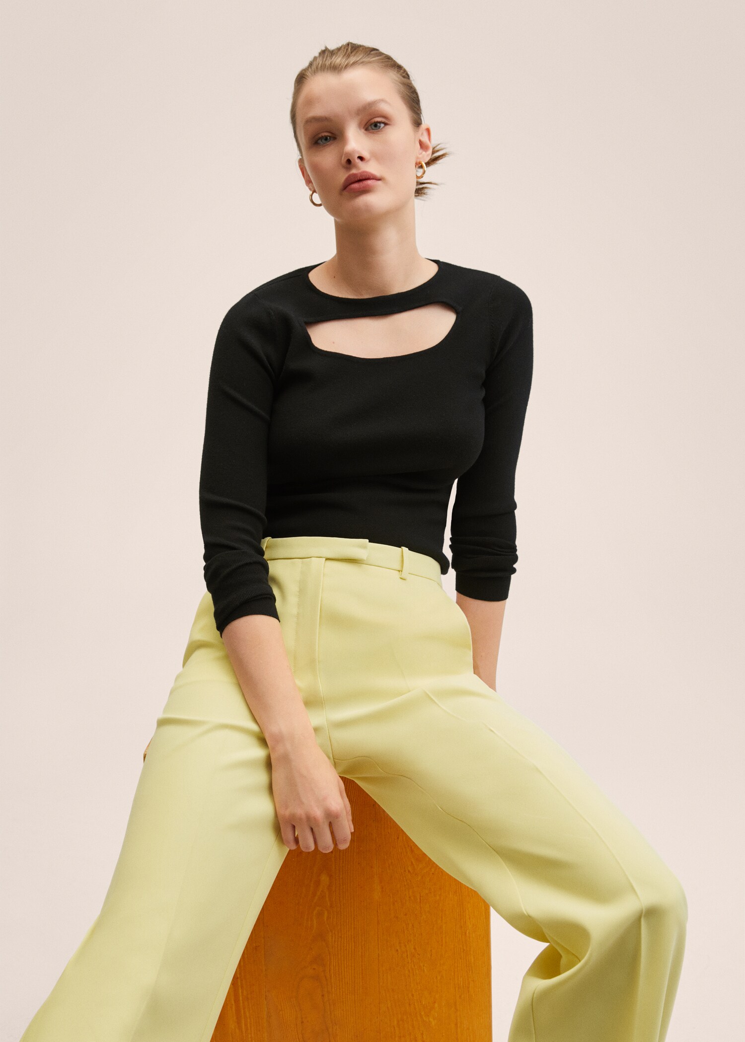 Straight suit pants - Details of the article 2