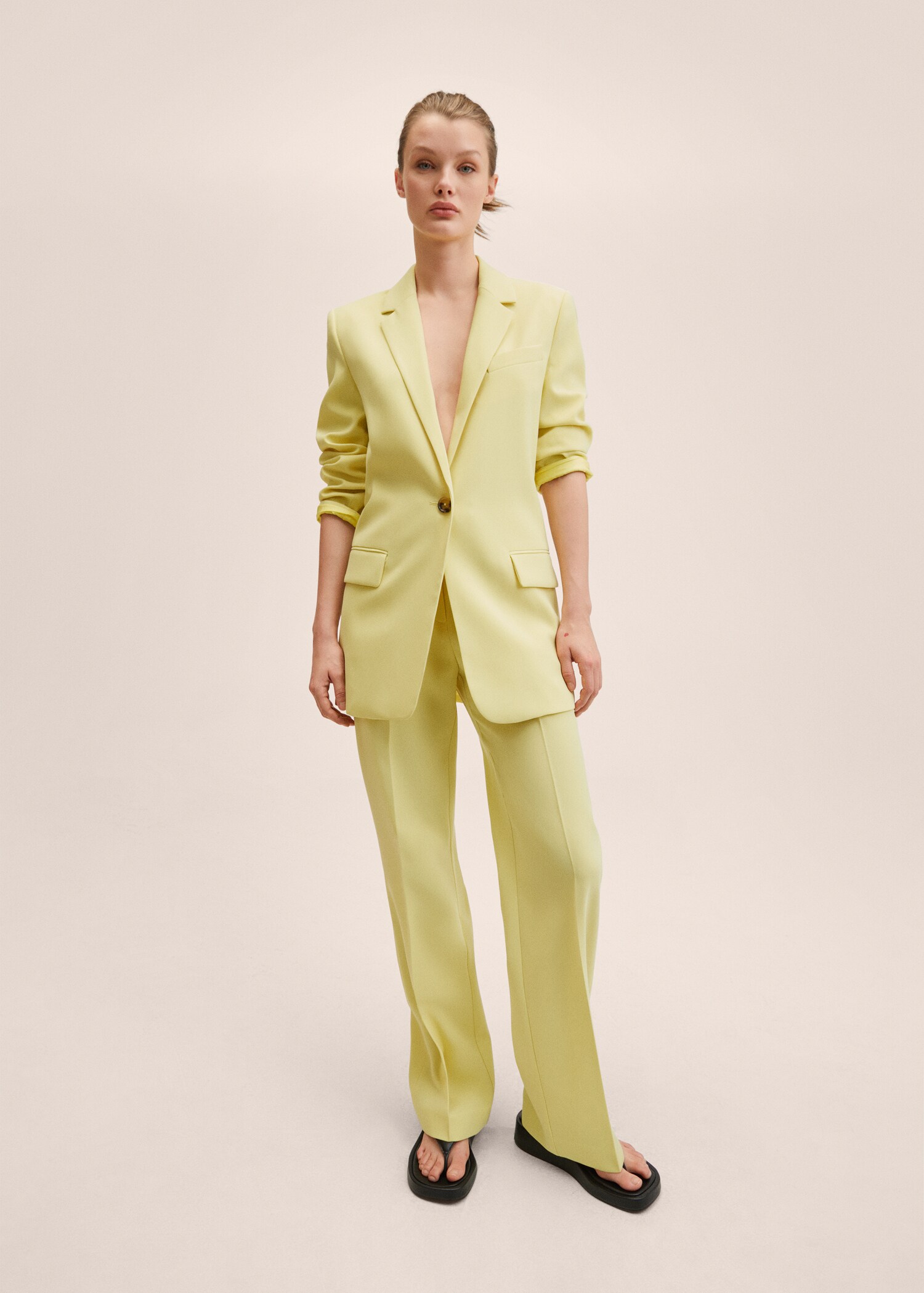 Straight suit pants - Details of the article 6