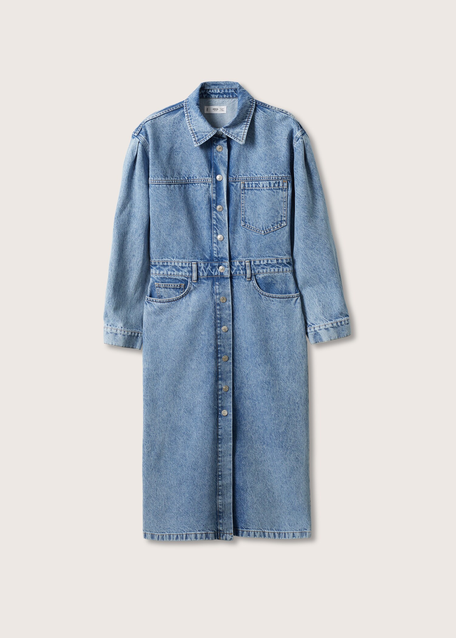 Vestido camisero vaquero - Artículo sin modelo