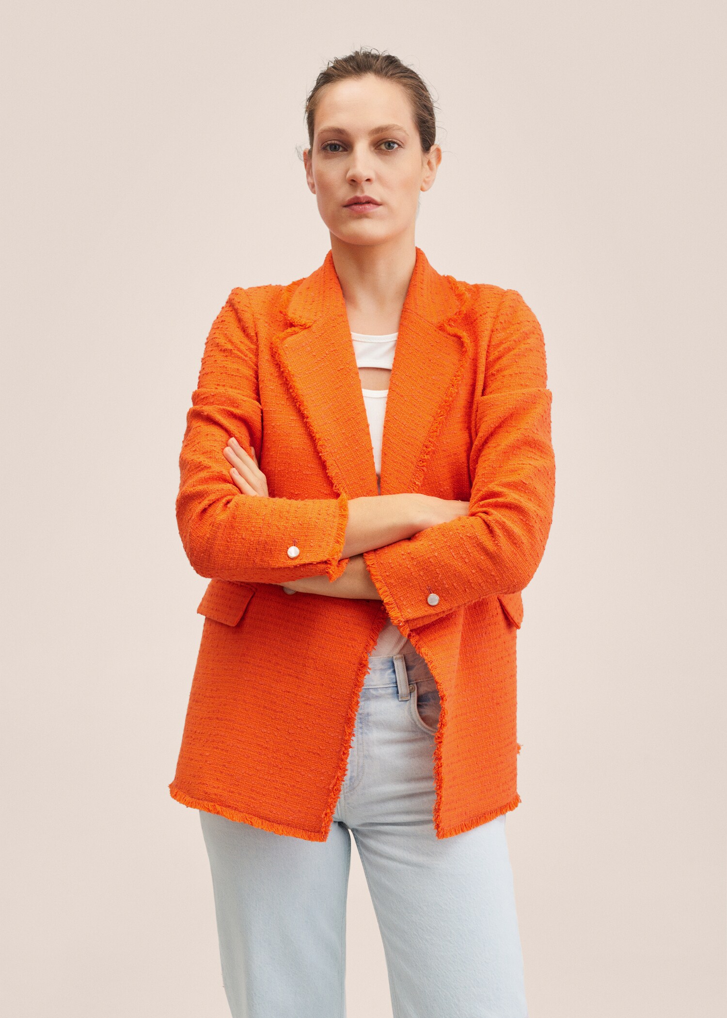 Oblekové sako slim fit - Náhled ve středové rovině