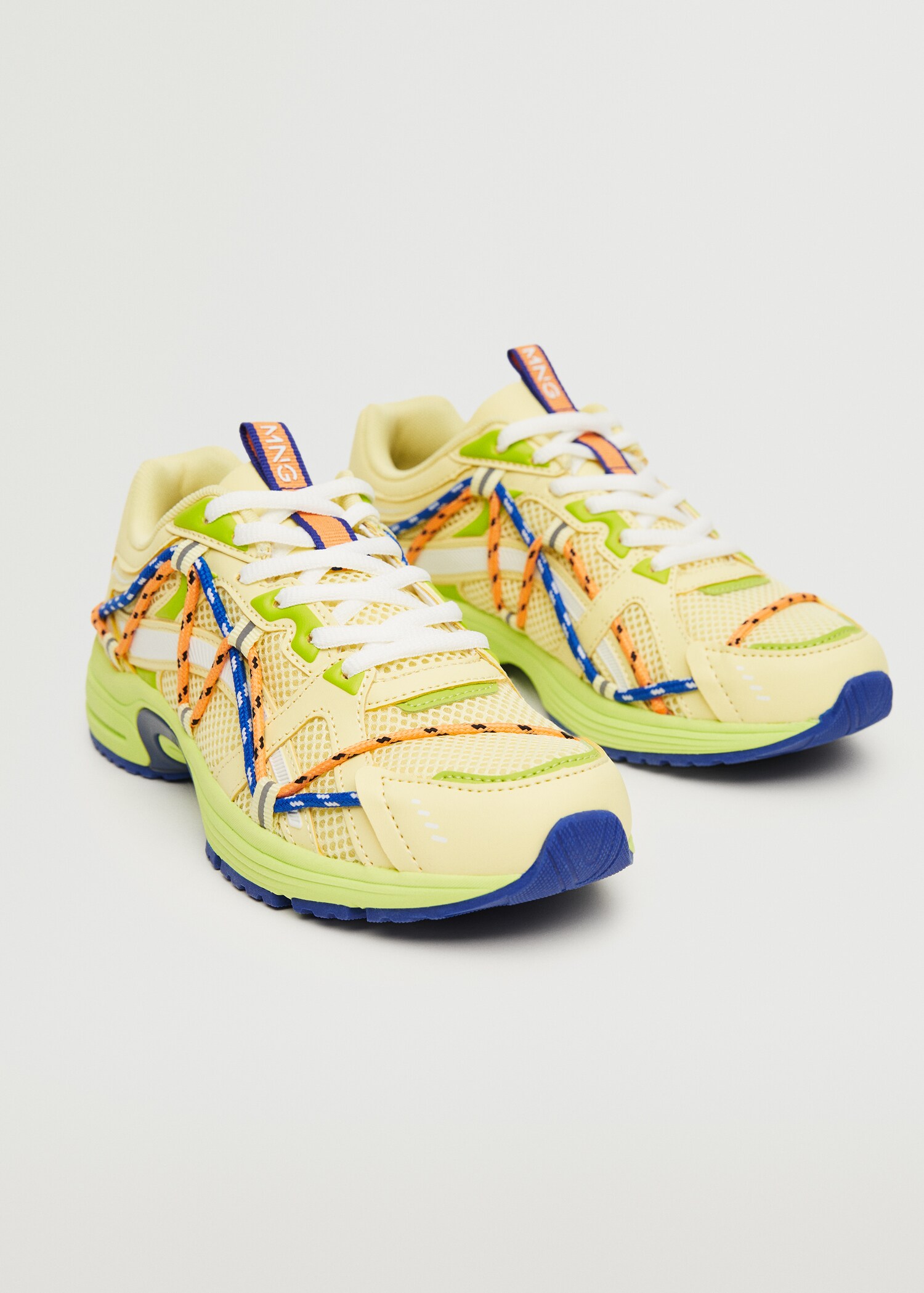 Combined design sneakers - Medium plane