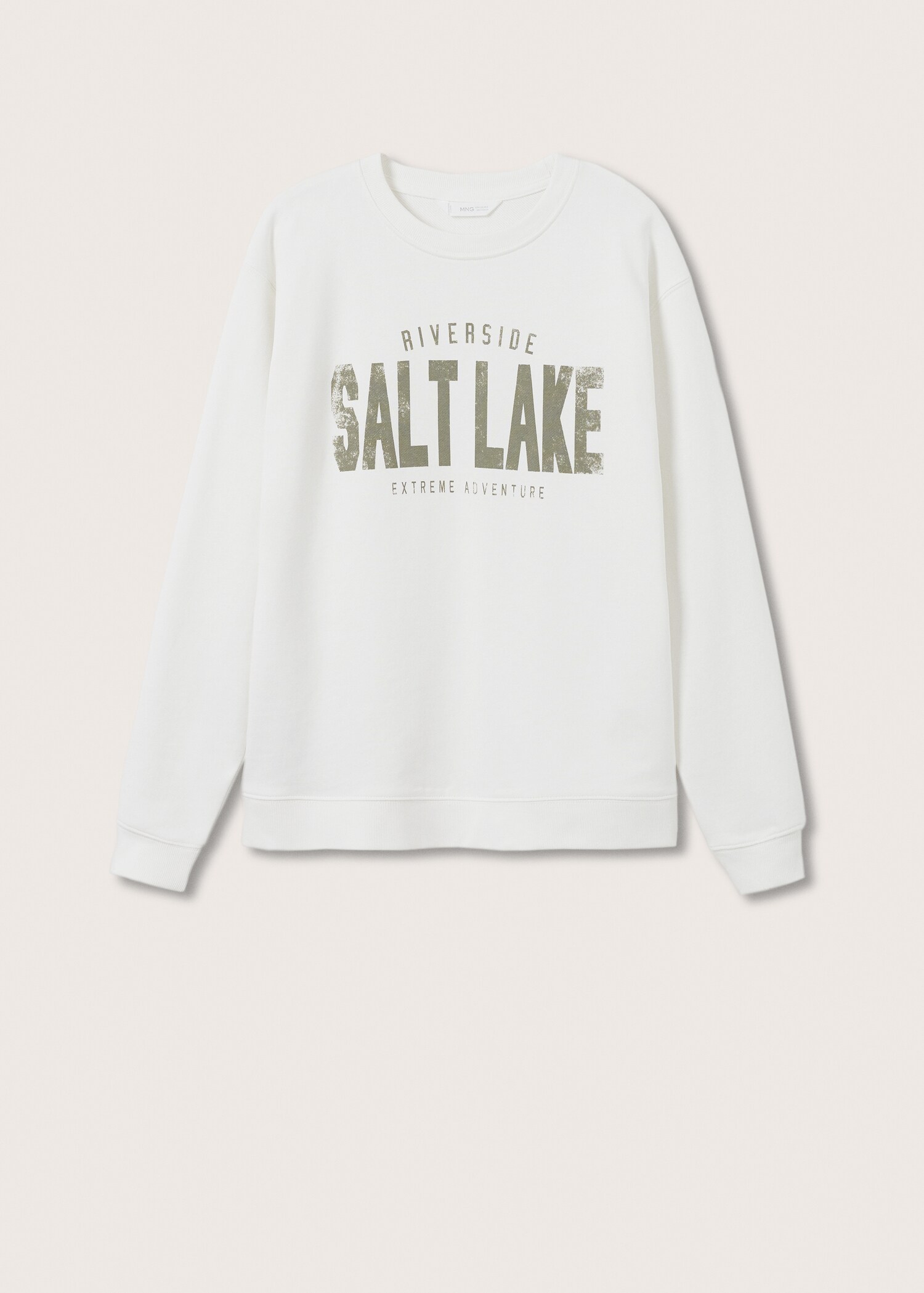 Message cotton sweatshirt - Article without model