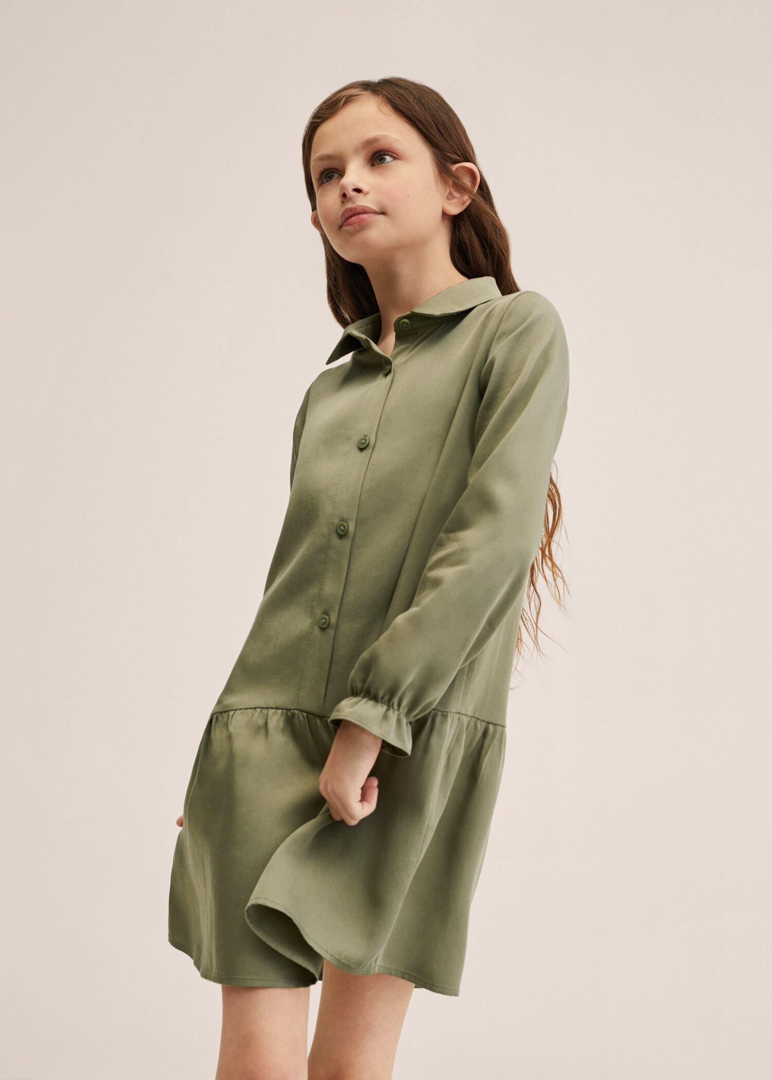 Vestido camisero lyocell - Detalle del artículo 3