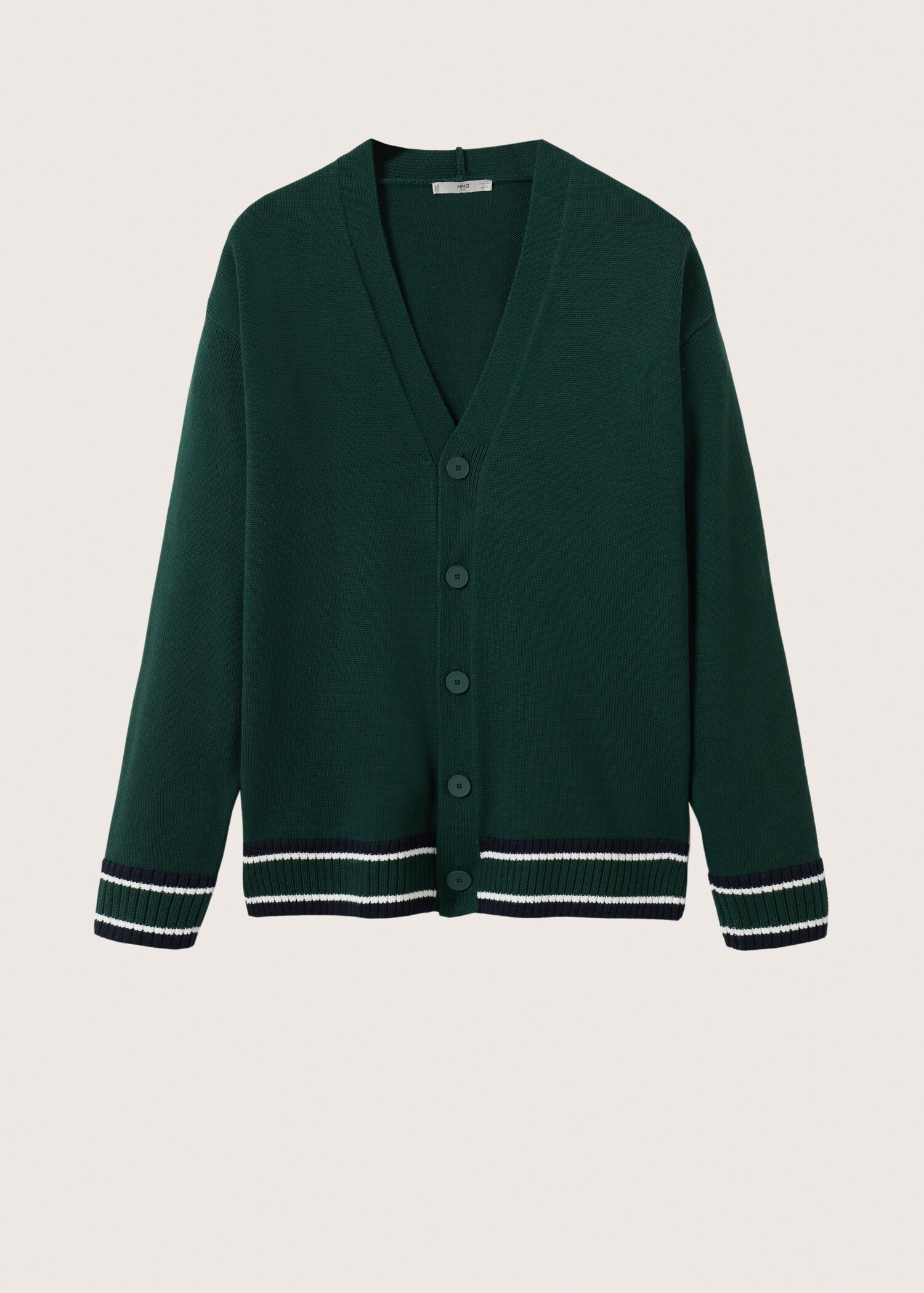 Cardigan algodón varsity - Artículo sin modelo