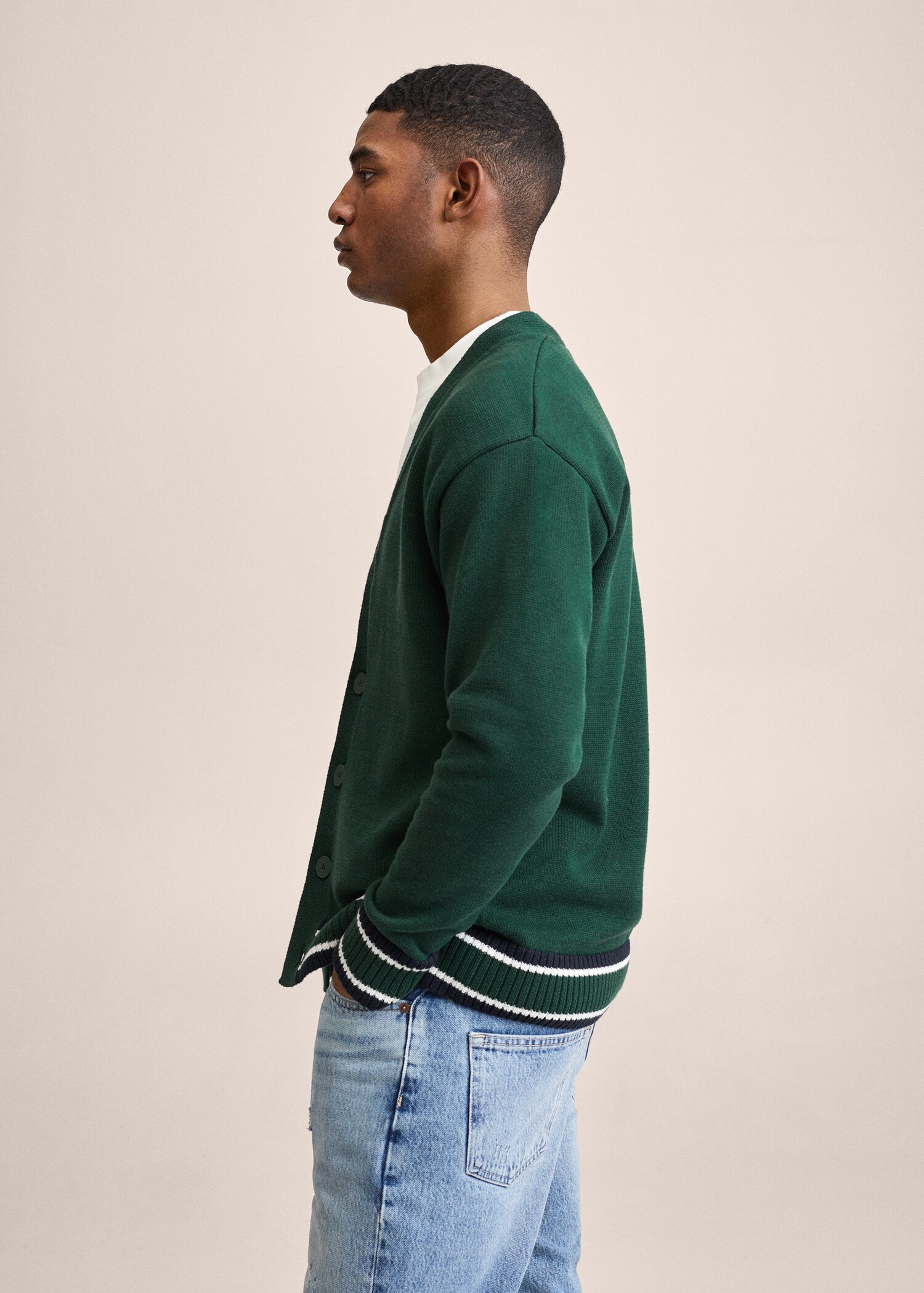 Cardigan algodón varsity - Detalle del artículo 2