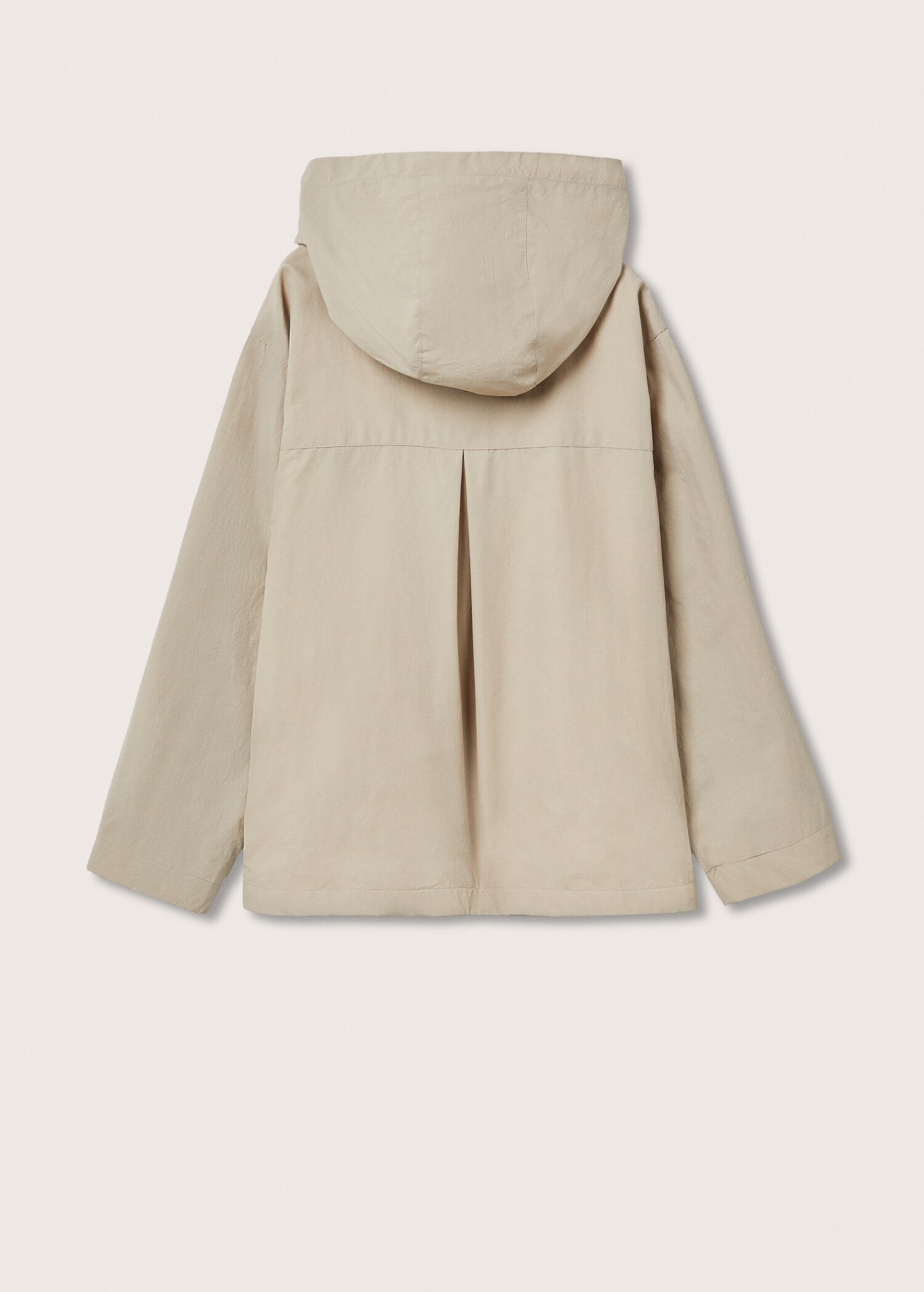 Hooded windbreaker jacket - Reverse of the article