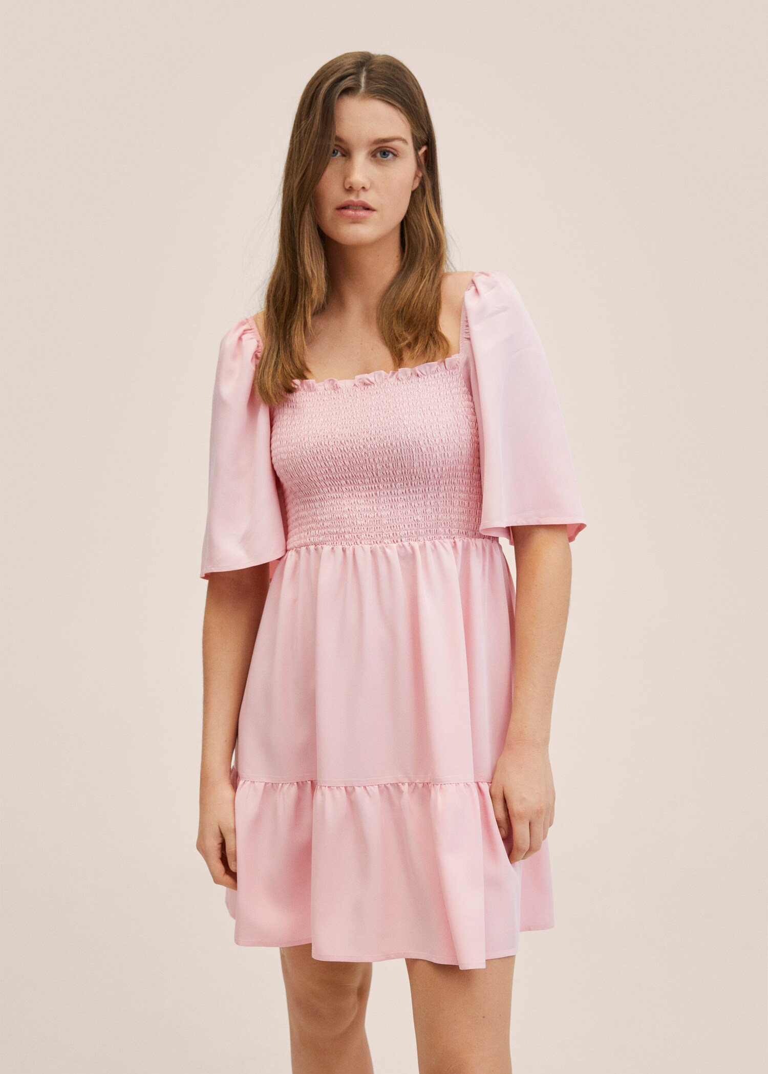 Puffed sleeves dress - Medium plane