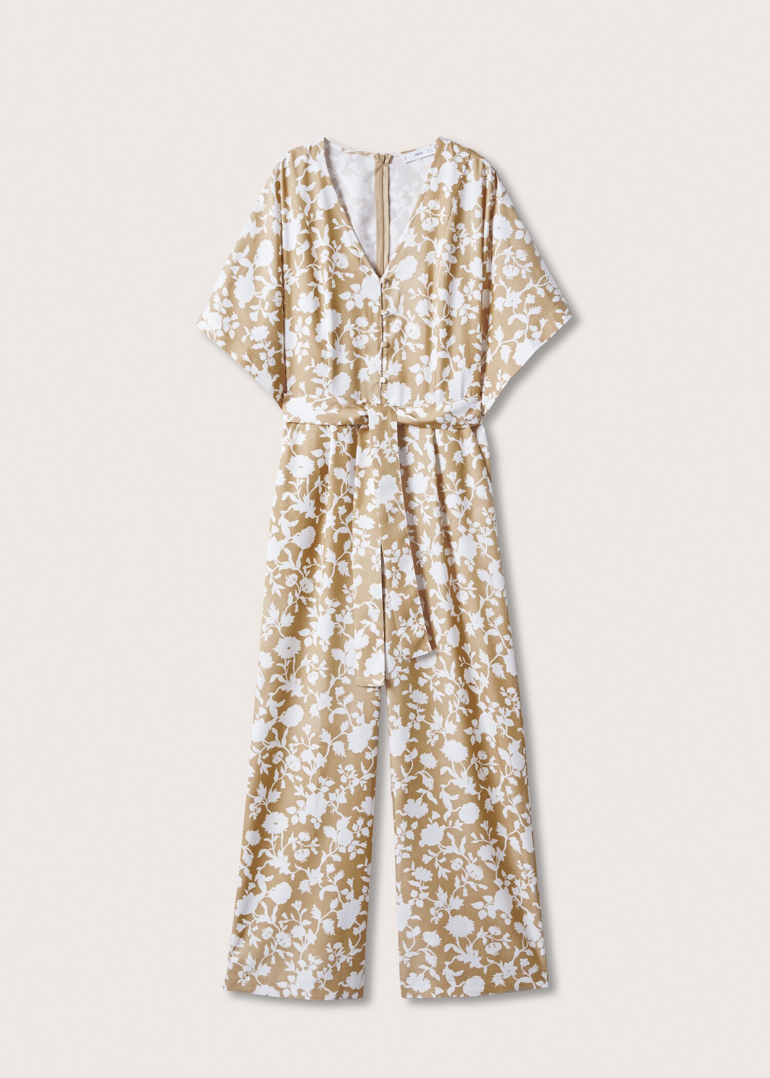 Flowy belt jumpsuit - Article without model