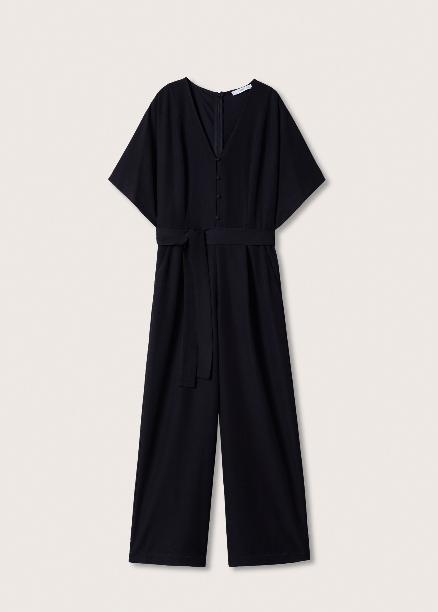 Flowy belt jumpsuit - Article without model