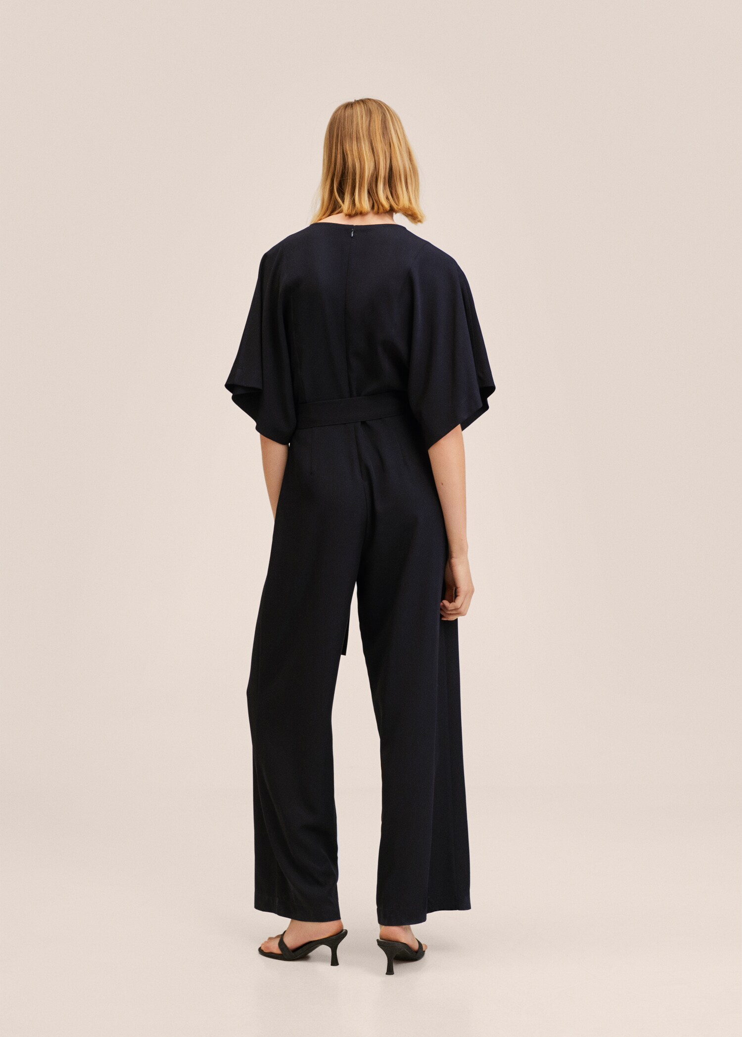 Flowy belt jumpsuit - Reverse of the article