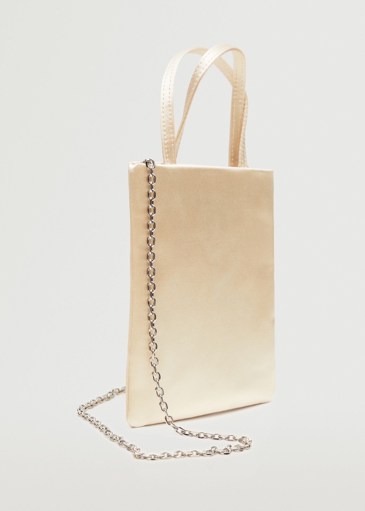 Mini satin bag - Medium plane