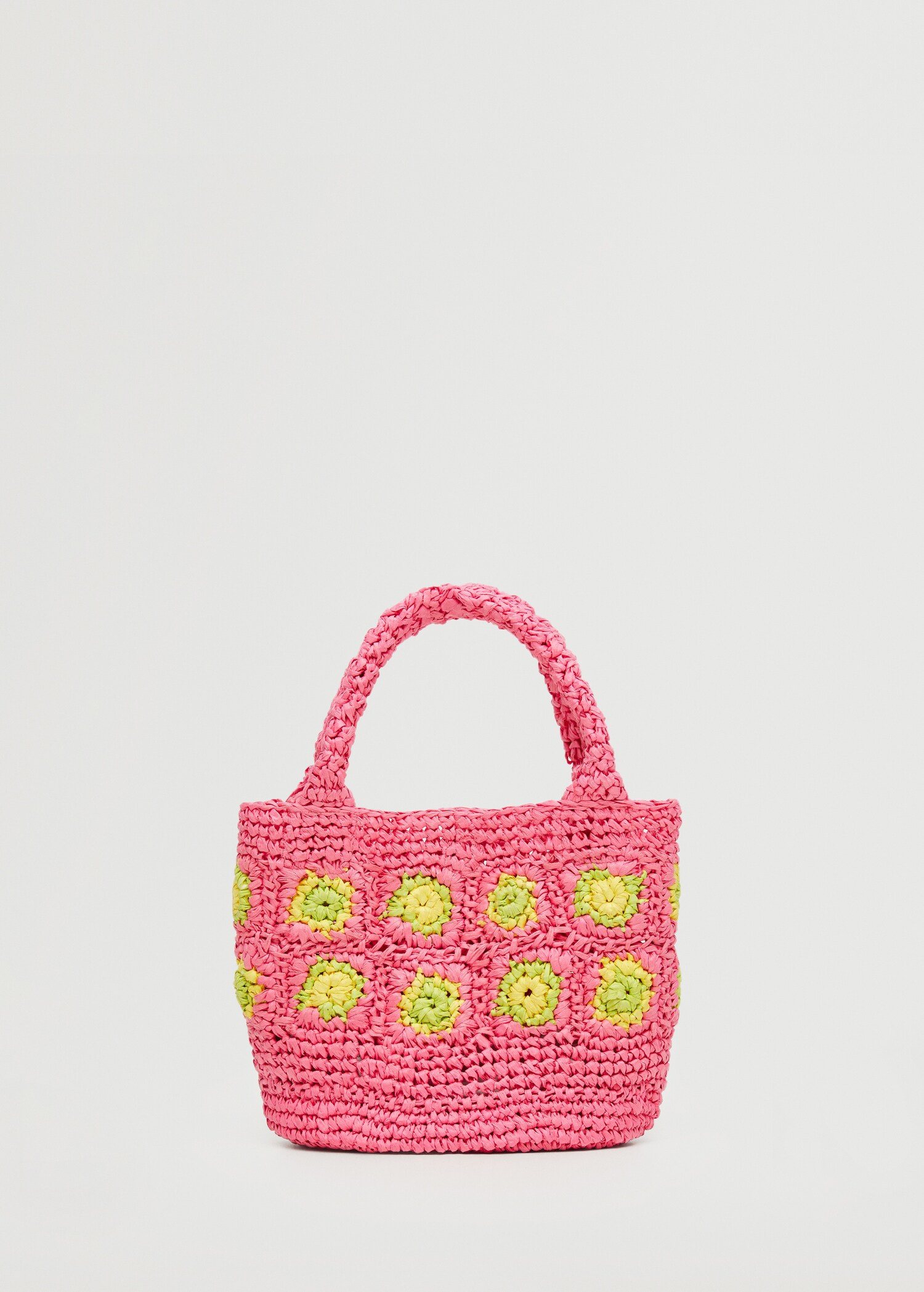 Raffia shopper bag - Article without model