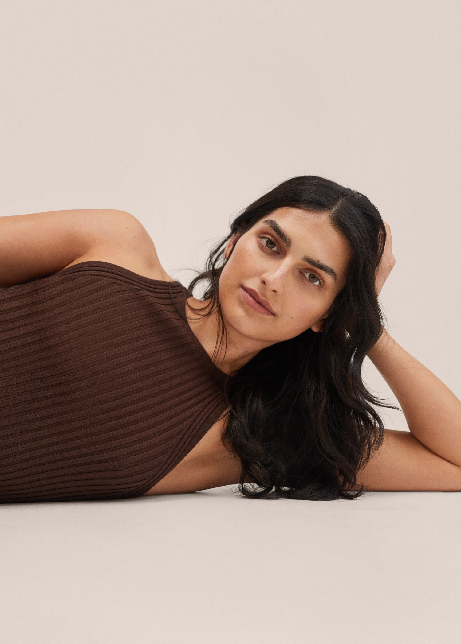 Ribbed knit top - Details of the article 1