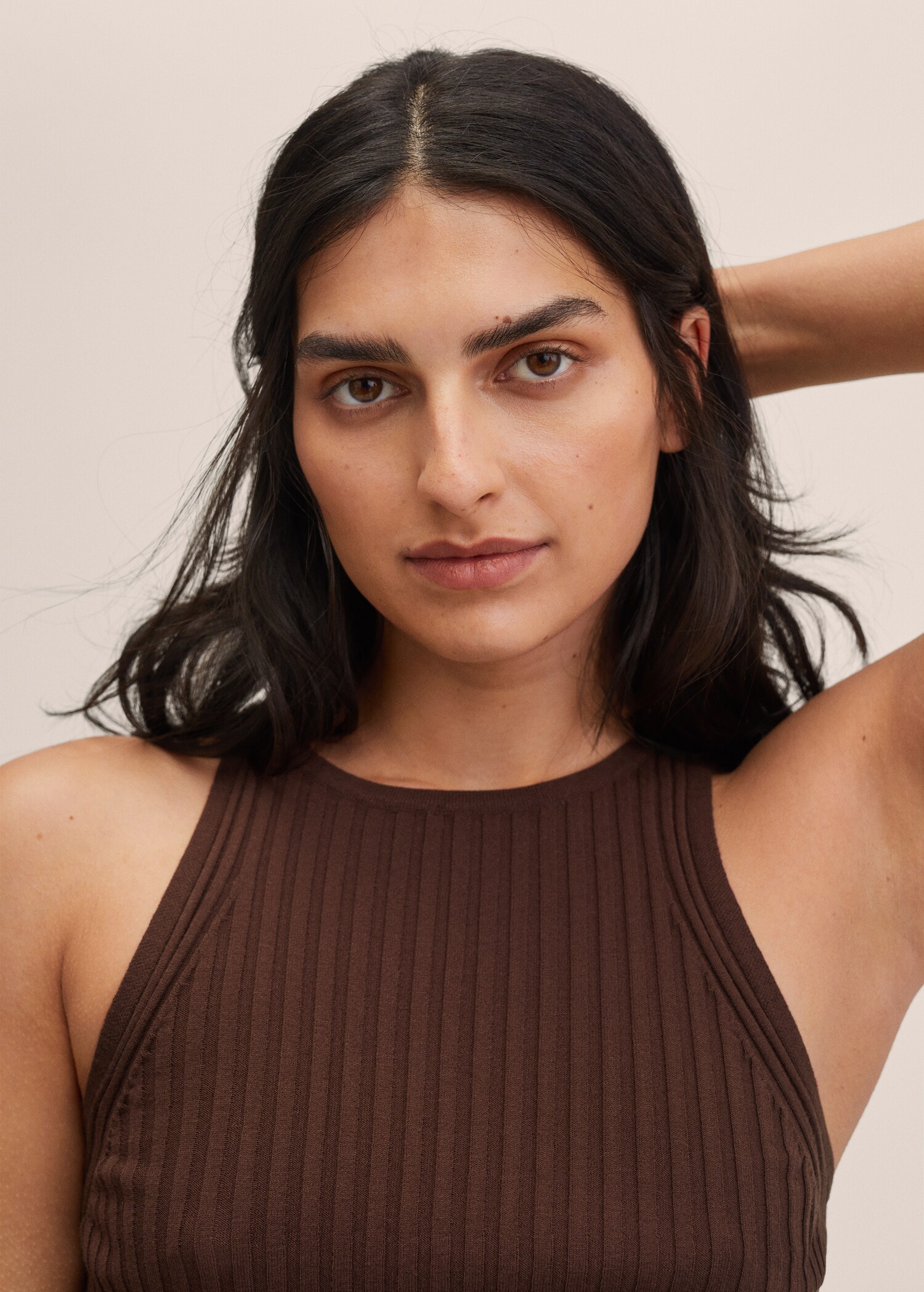 Ribbed knit top - Details of the article 2