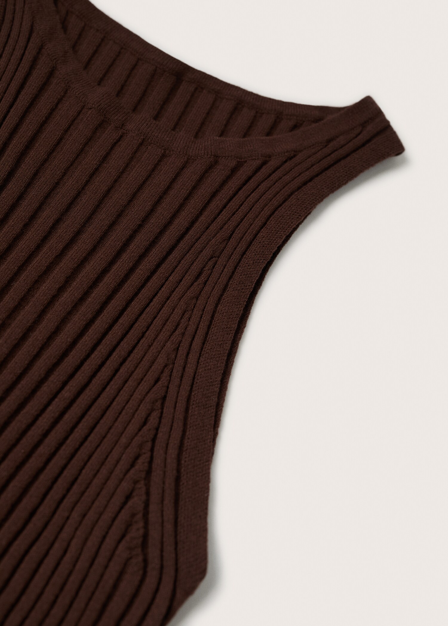Ribbed knit top - Details of the article 8