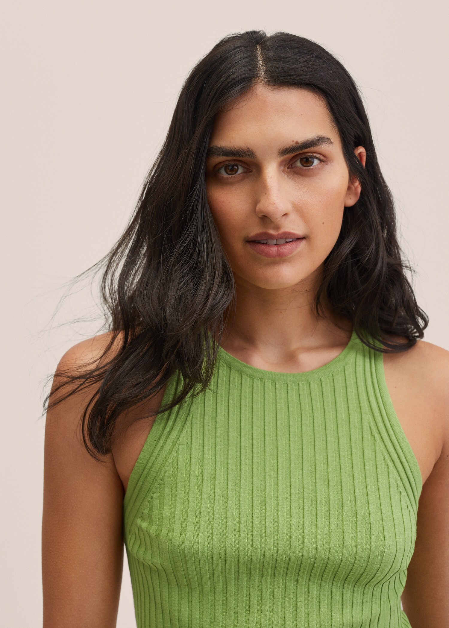 Ribbed knit top - Details of the article 2