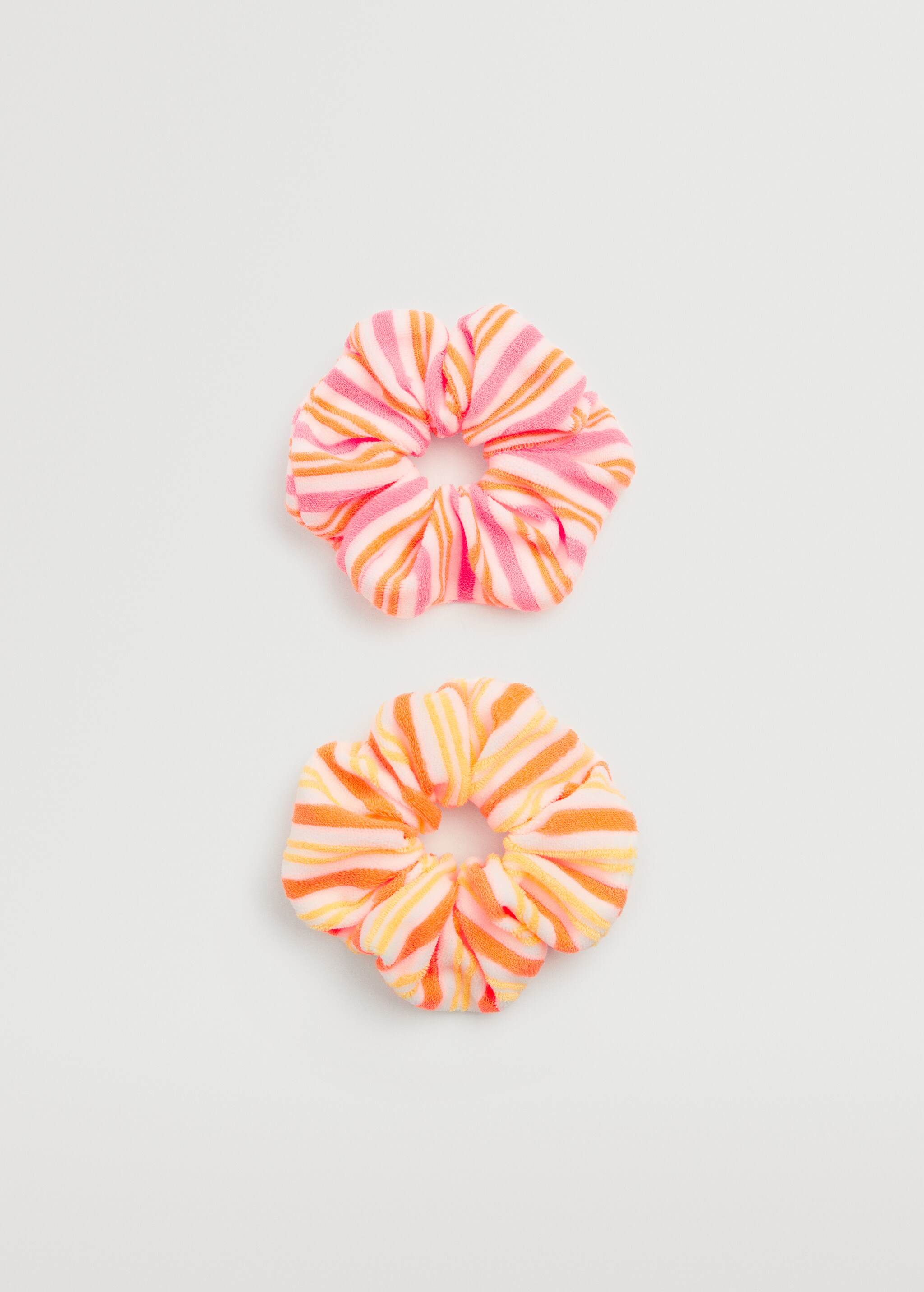 2 pack printed hair ties   - Article without model