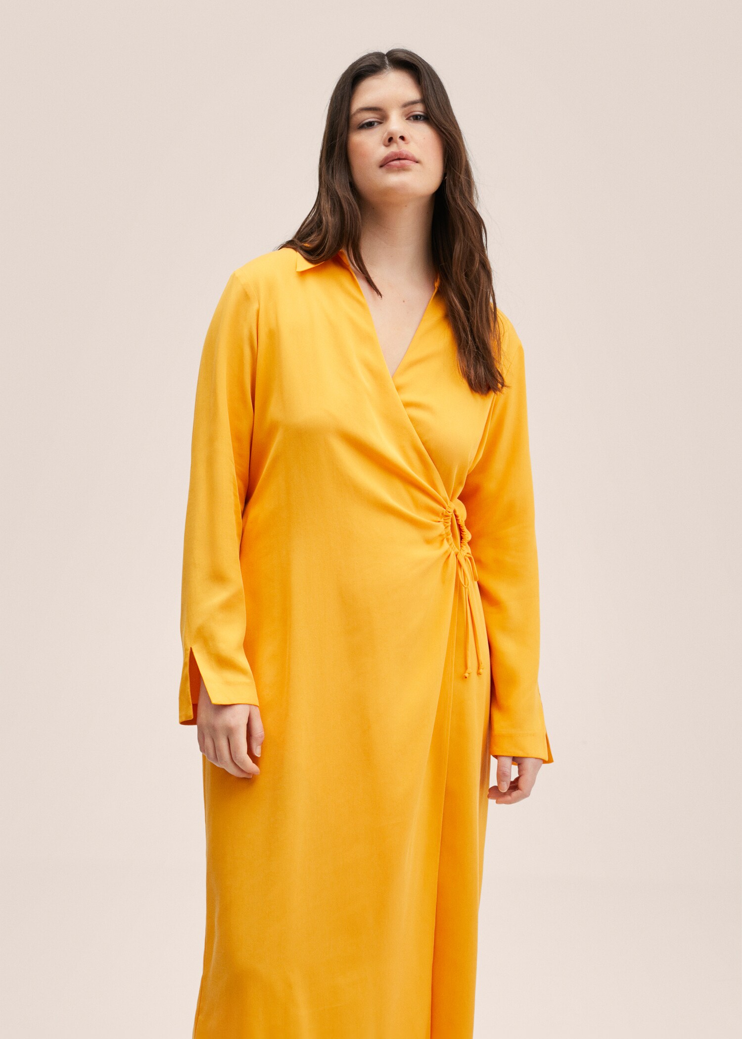 Lyocell shirt dress - Details of the article 4