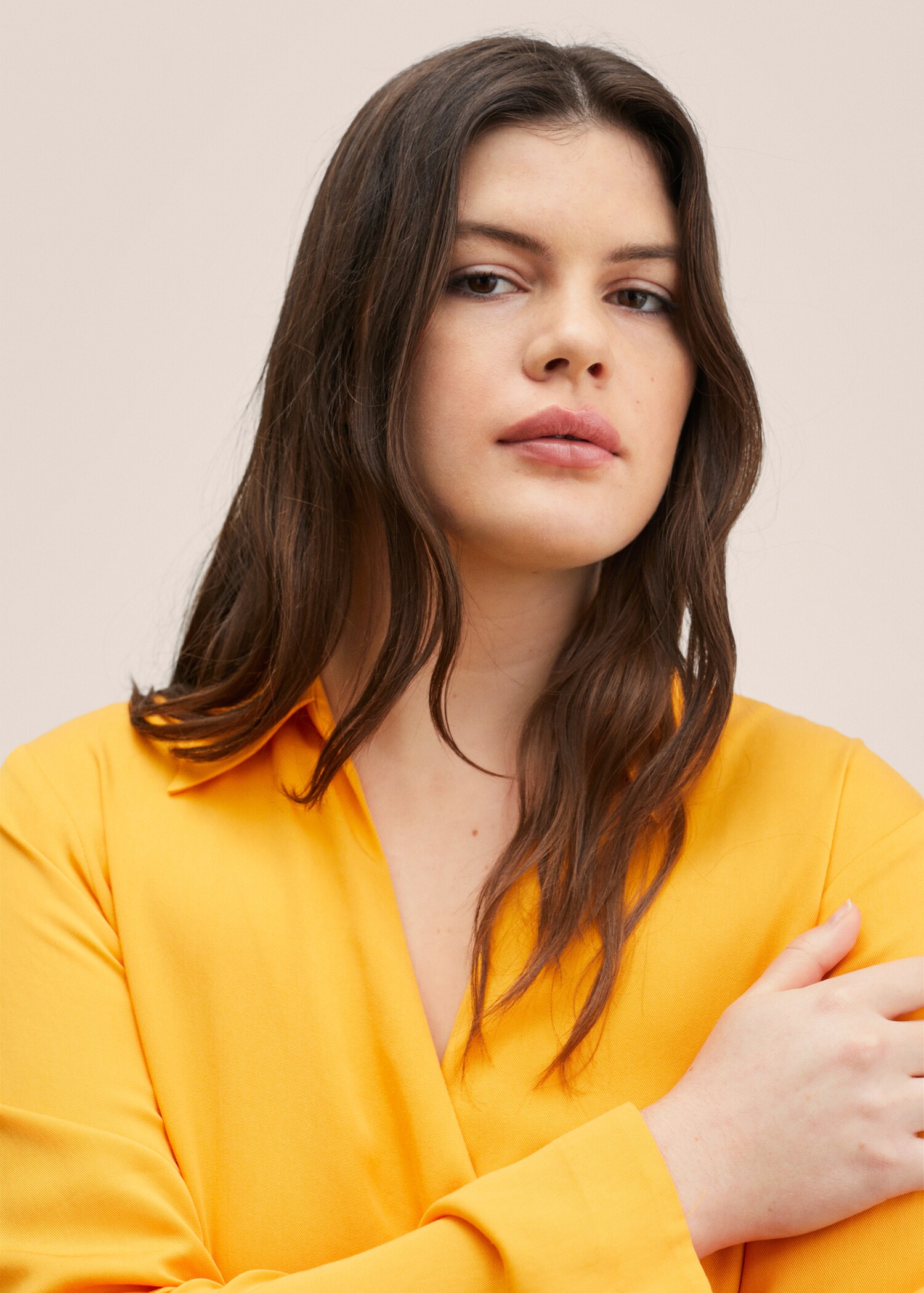 Lyocell shirt dress - Details of the article 5