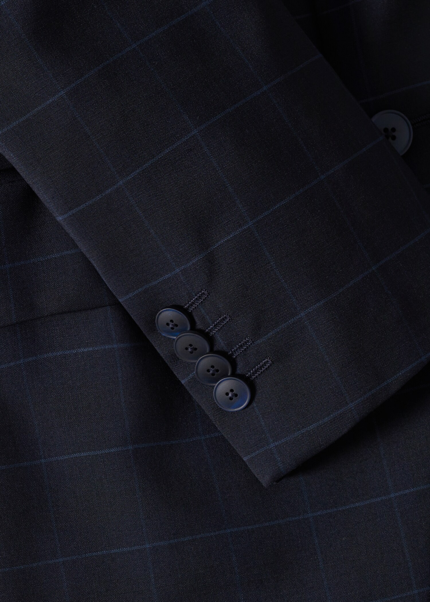 Oblekové sako slim fit z panenské vlny - Detail zboží 7