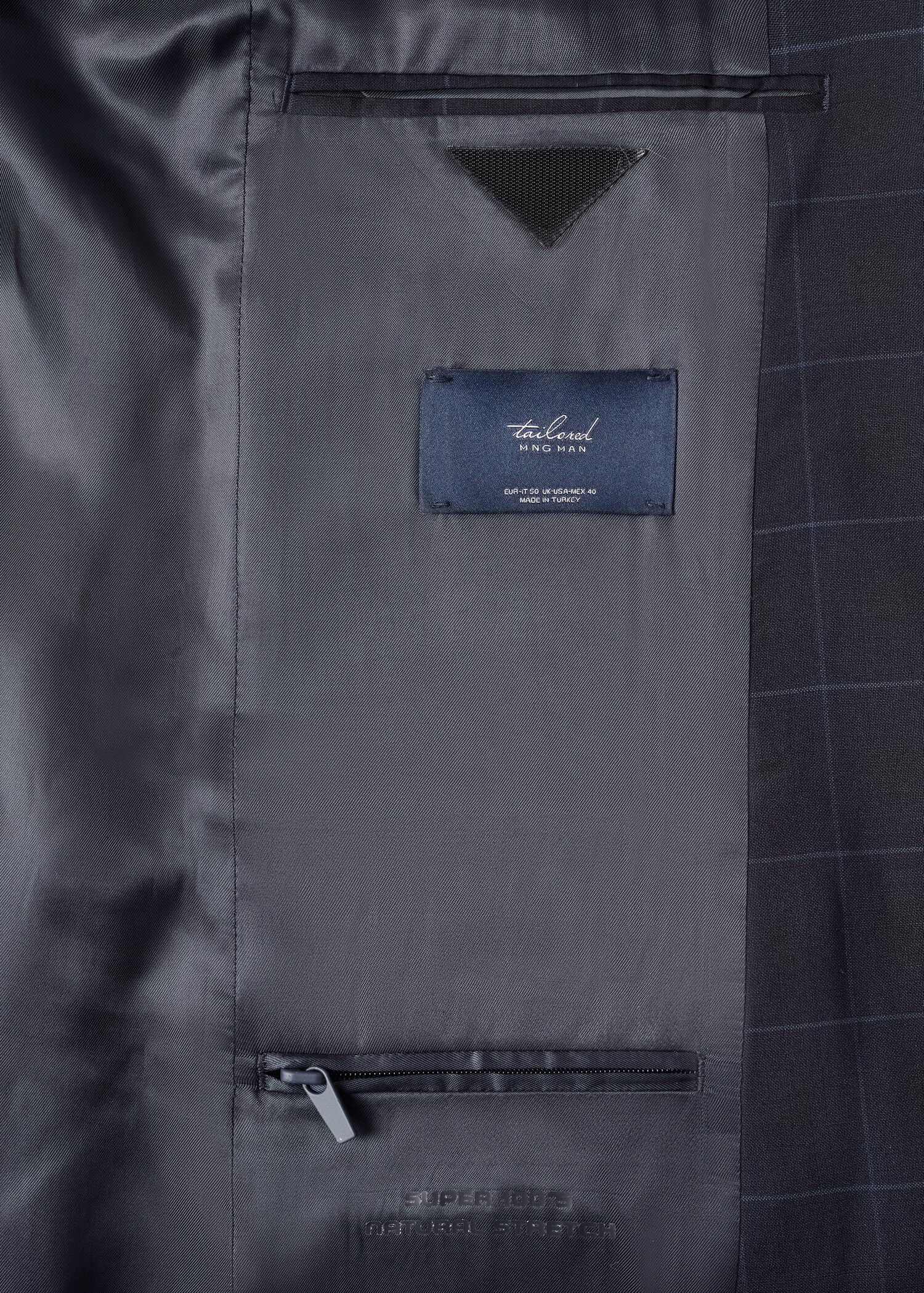 Oblekové sako slim fit z panenské vlny - Detail zboží 8