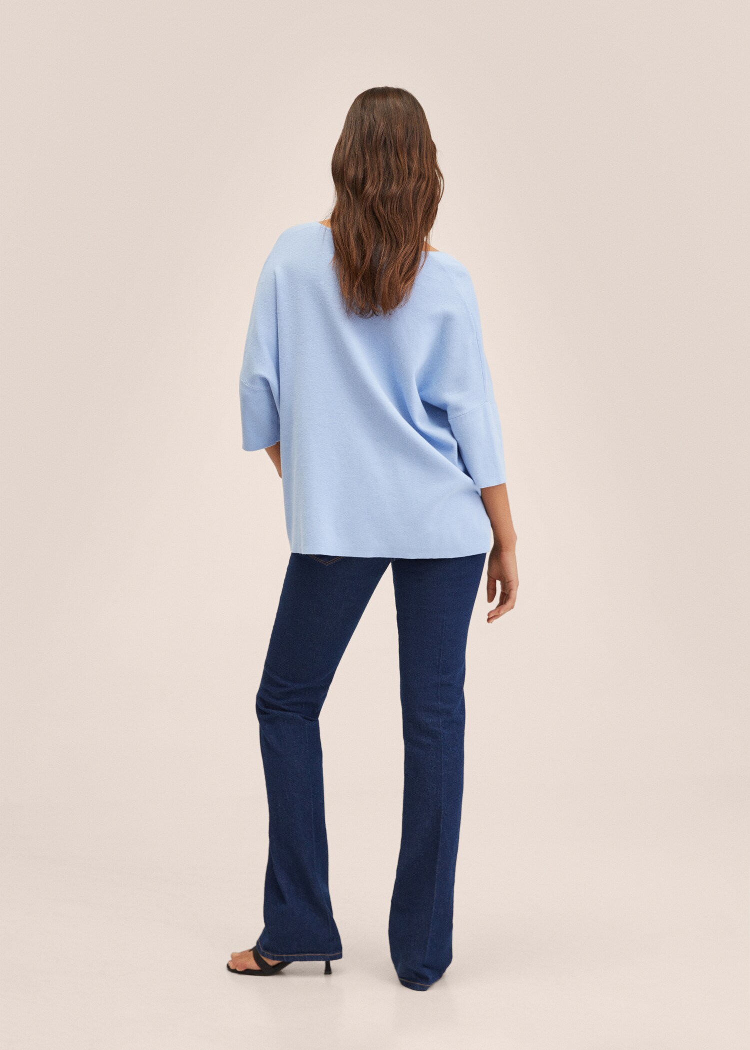 Pull-over coton oversize - Verso de l’article