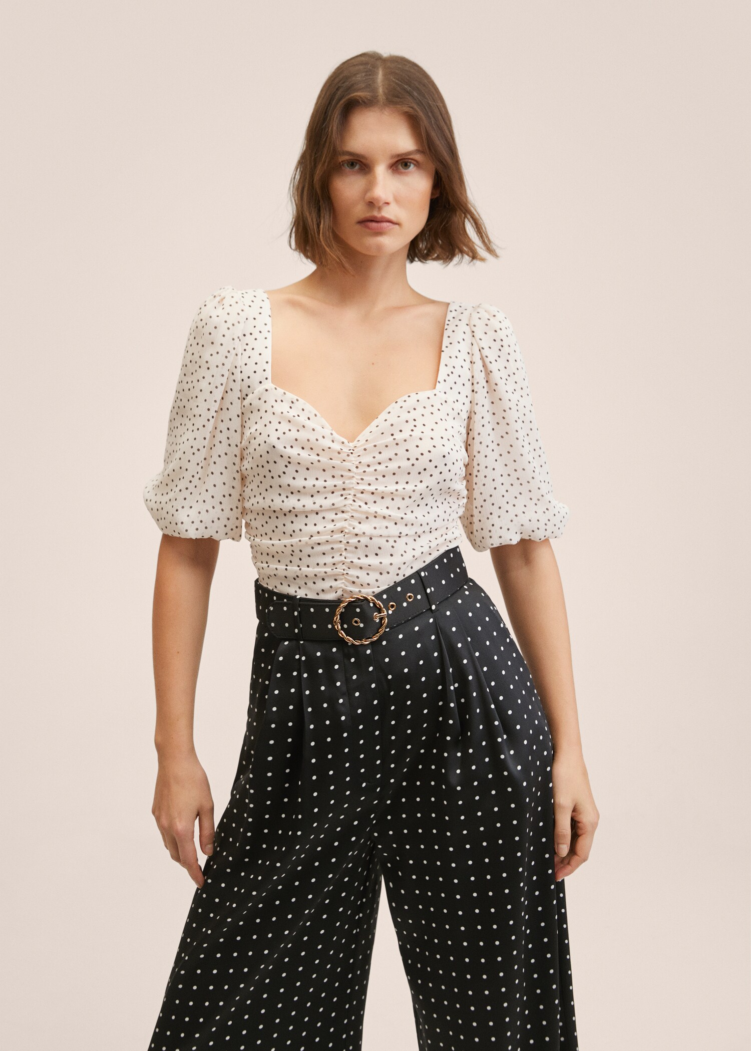 Belt palazzo trousers - Details of the article 1
