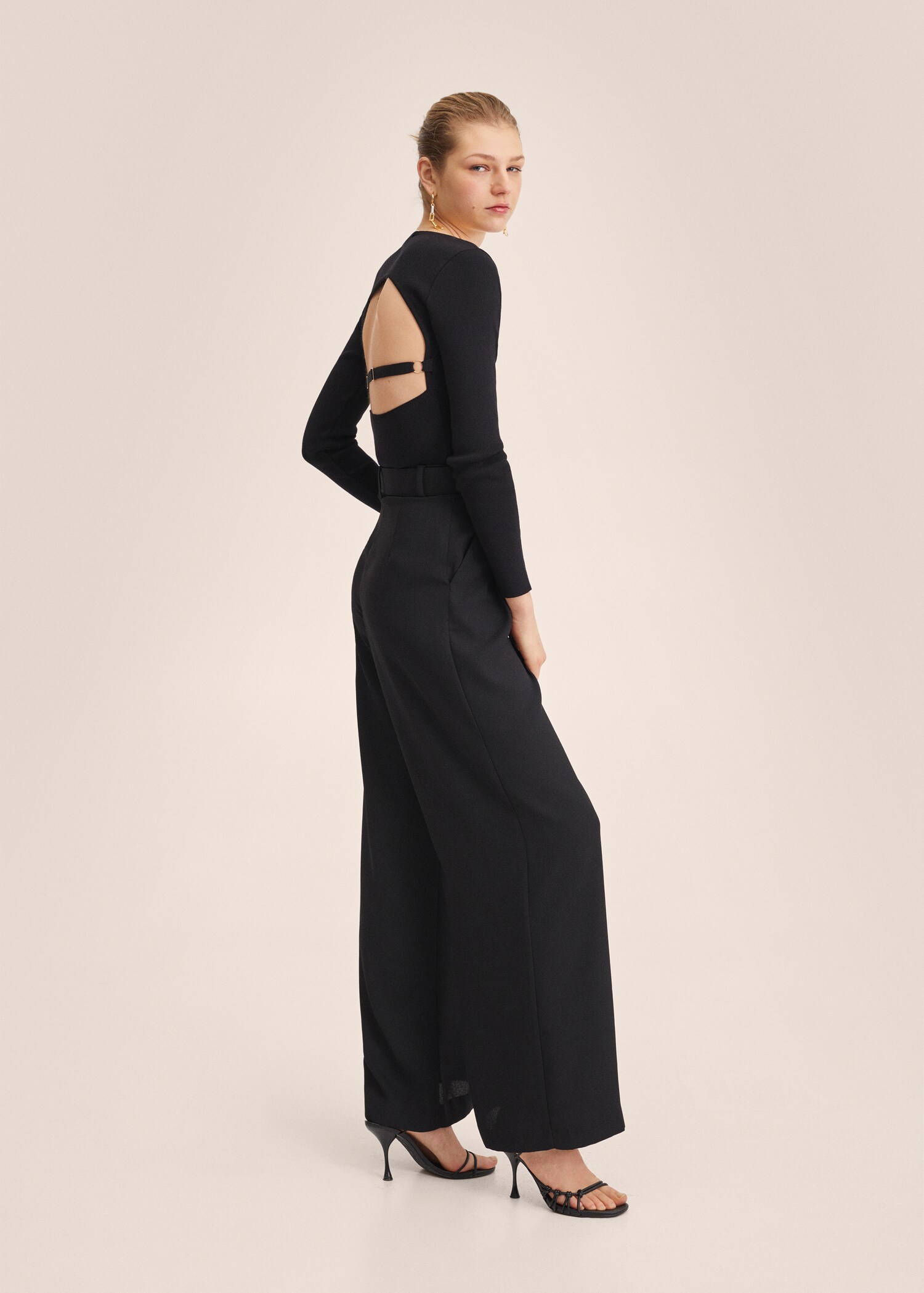 Belt palazzo trousers - Details of the article 1