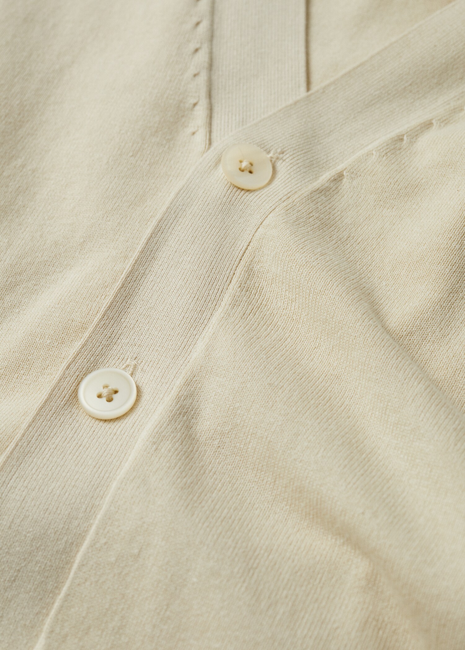 Buttoned cotton cardigan - Details of the article 8