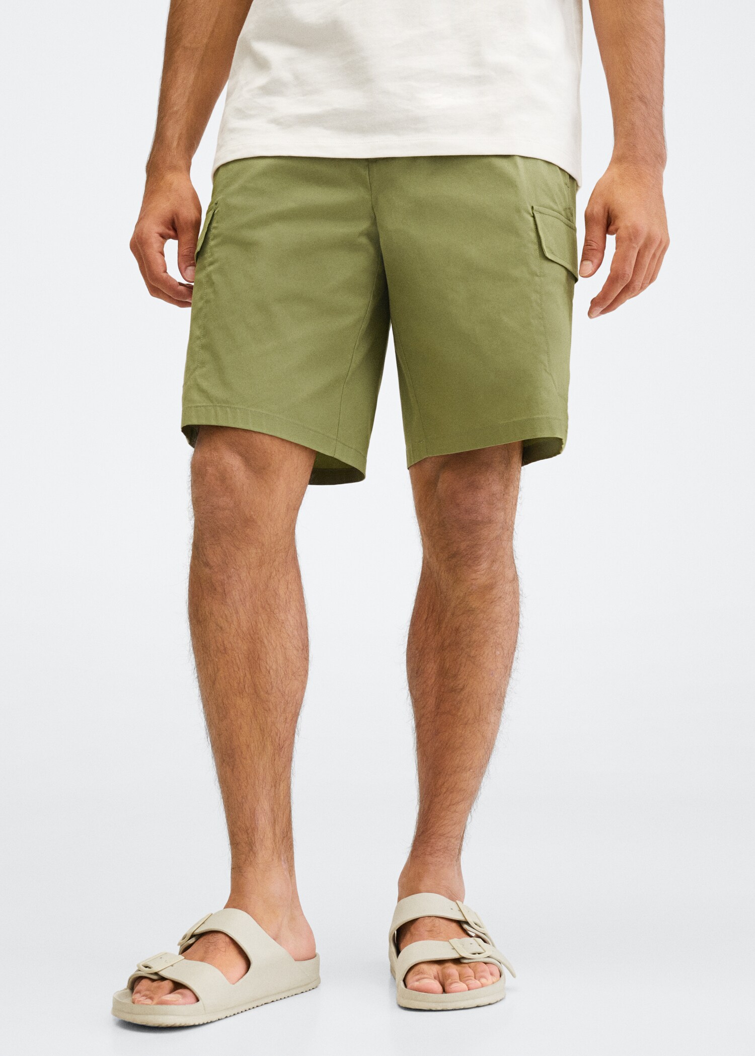 Cargo Bermuda shorts - Medium plane