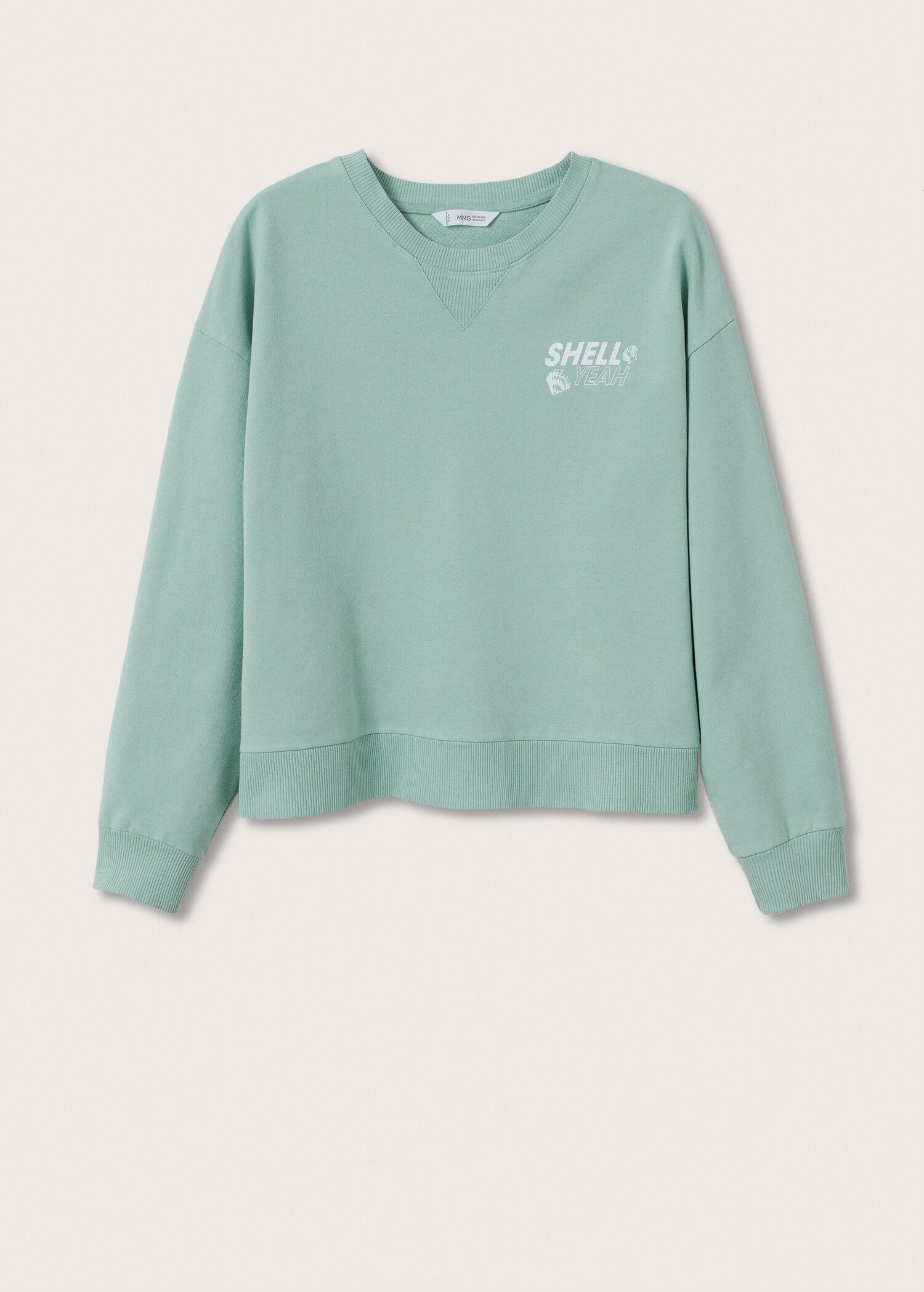 Mikina oversize s potiskem - Zboží bez modelu