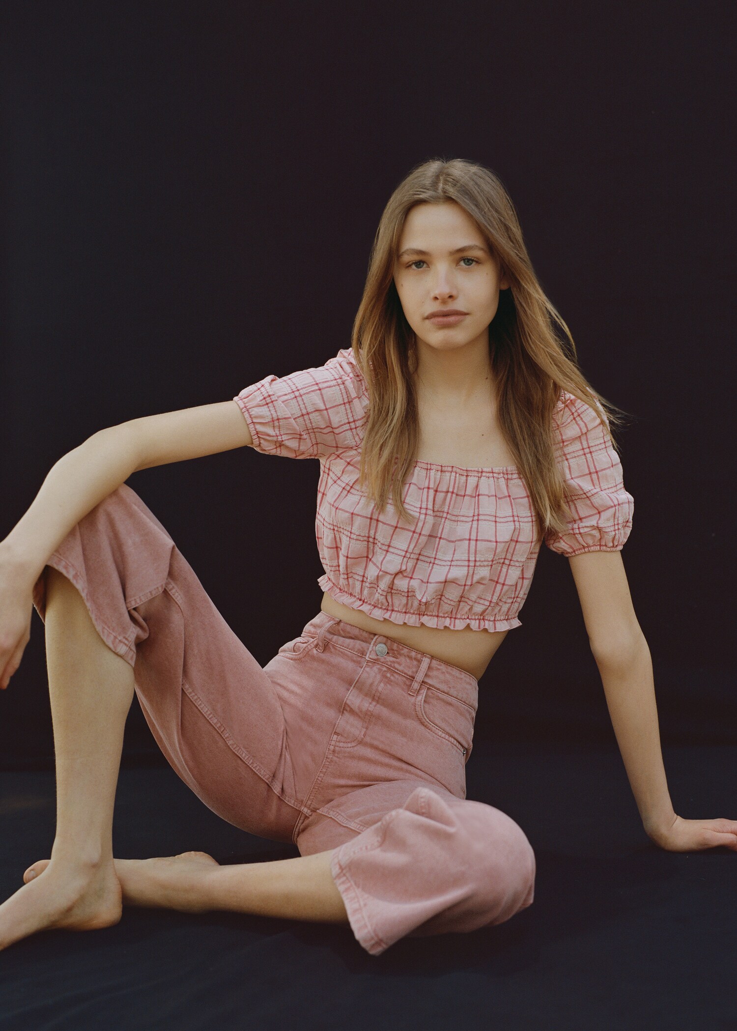 Cropped cotton blouse - Details of the article 5