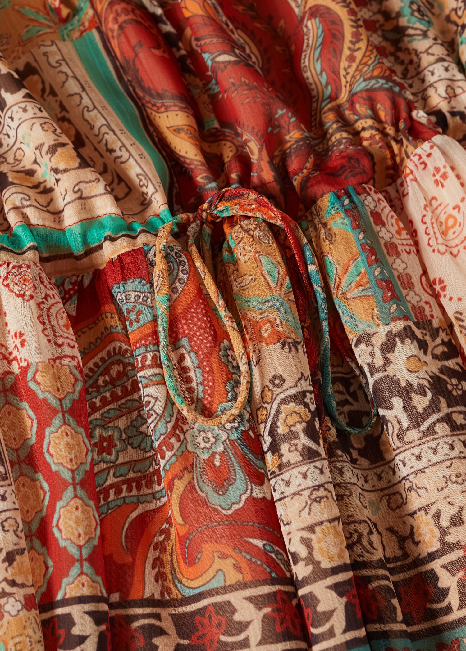 Šaty s potiskem paisley - Detail zboží 8