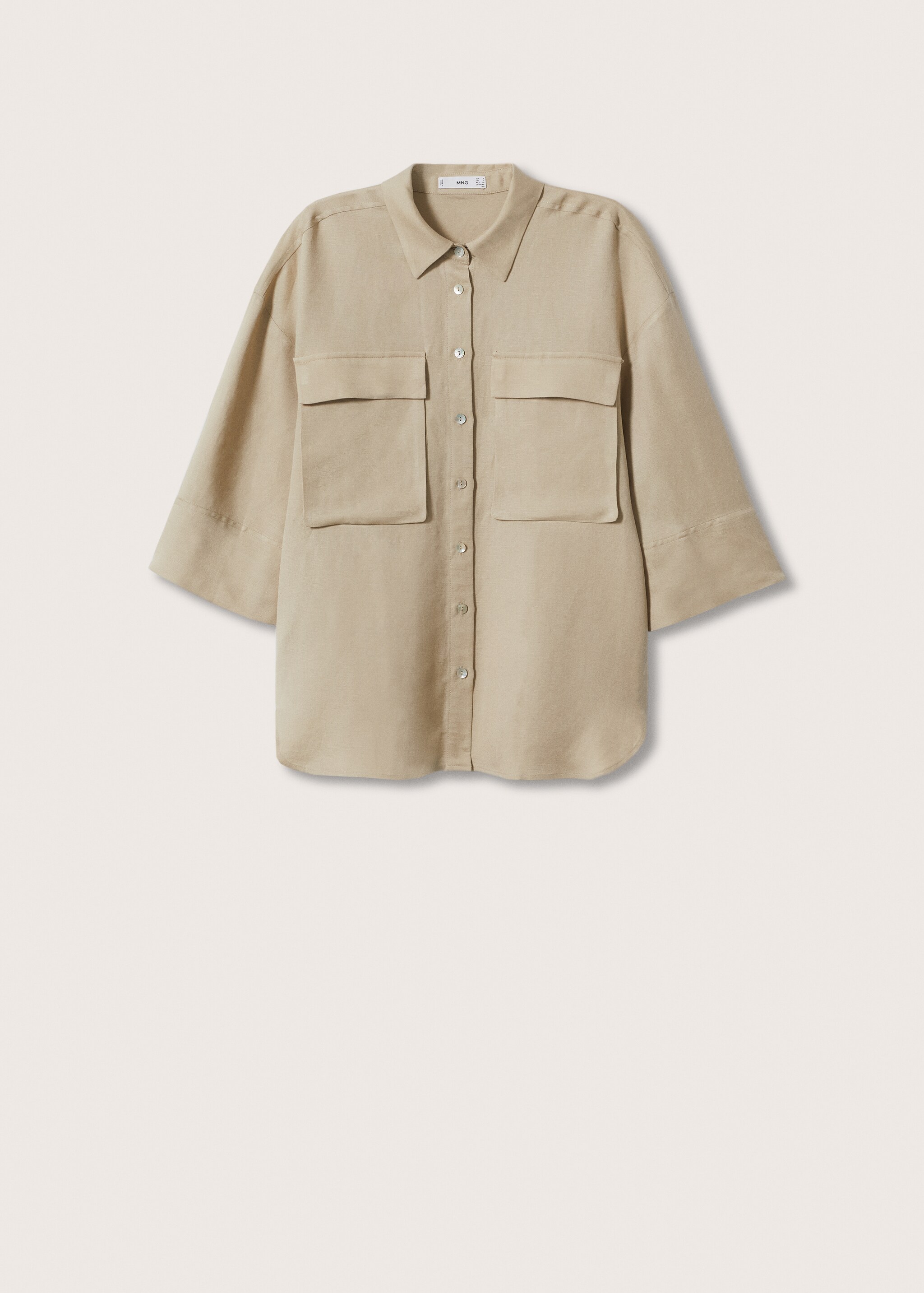 Pocket linen shirt - Article without model