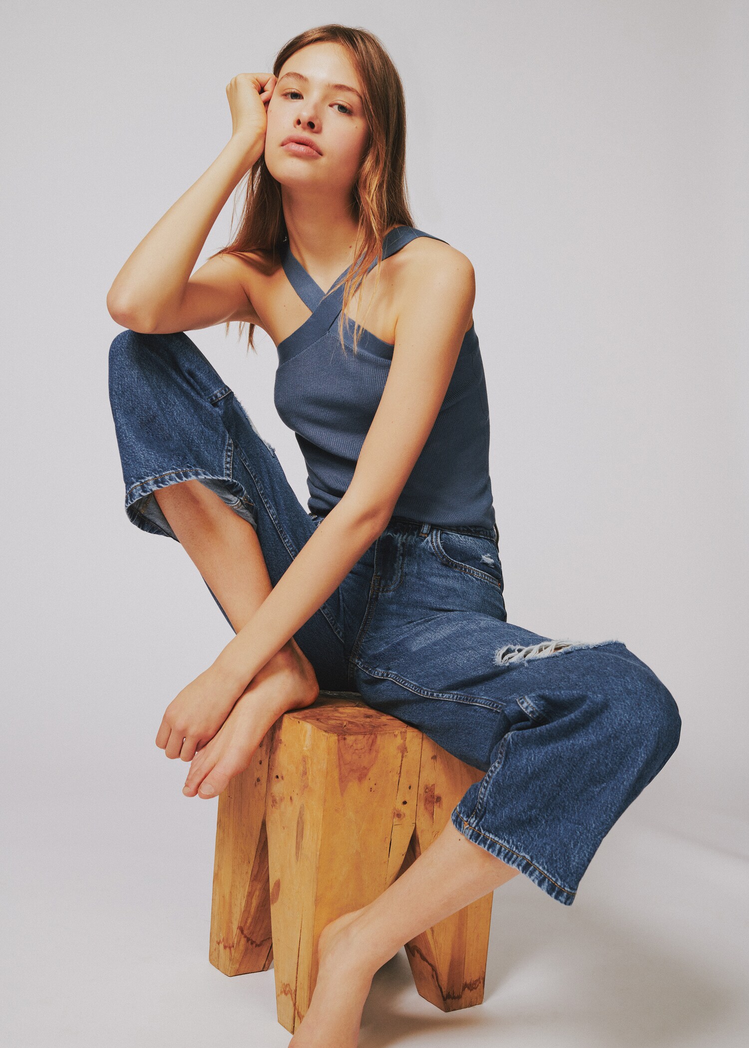 Crisscross strap top - Details of the article 5