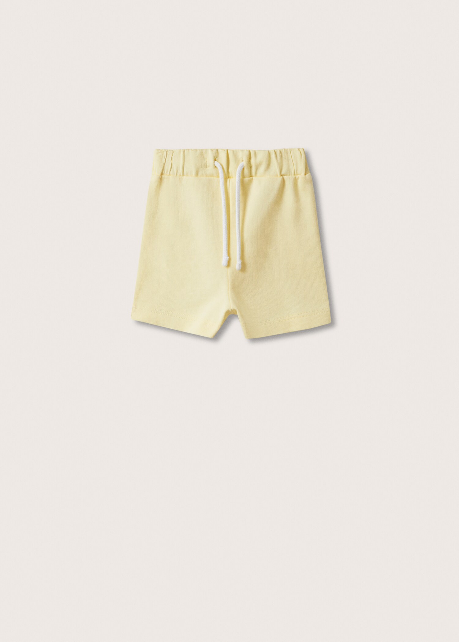 Cotton drawstring waist shorts - Article without model