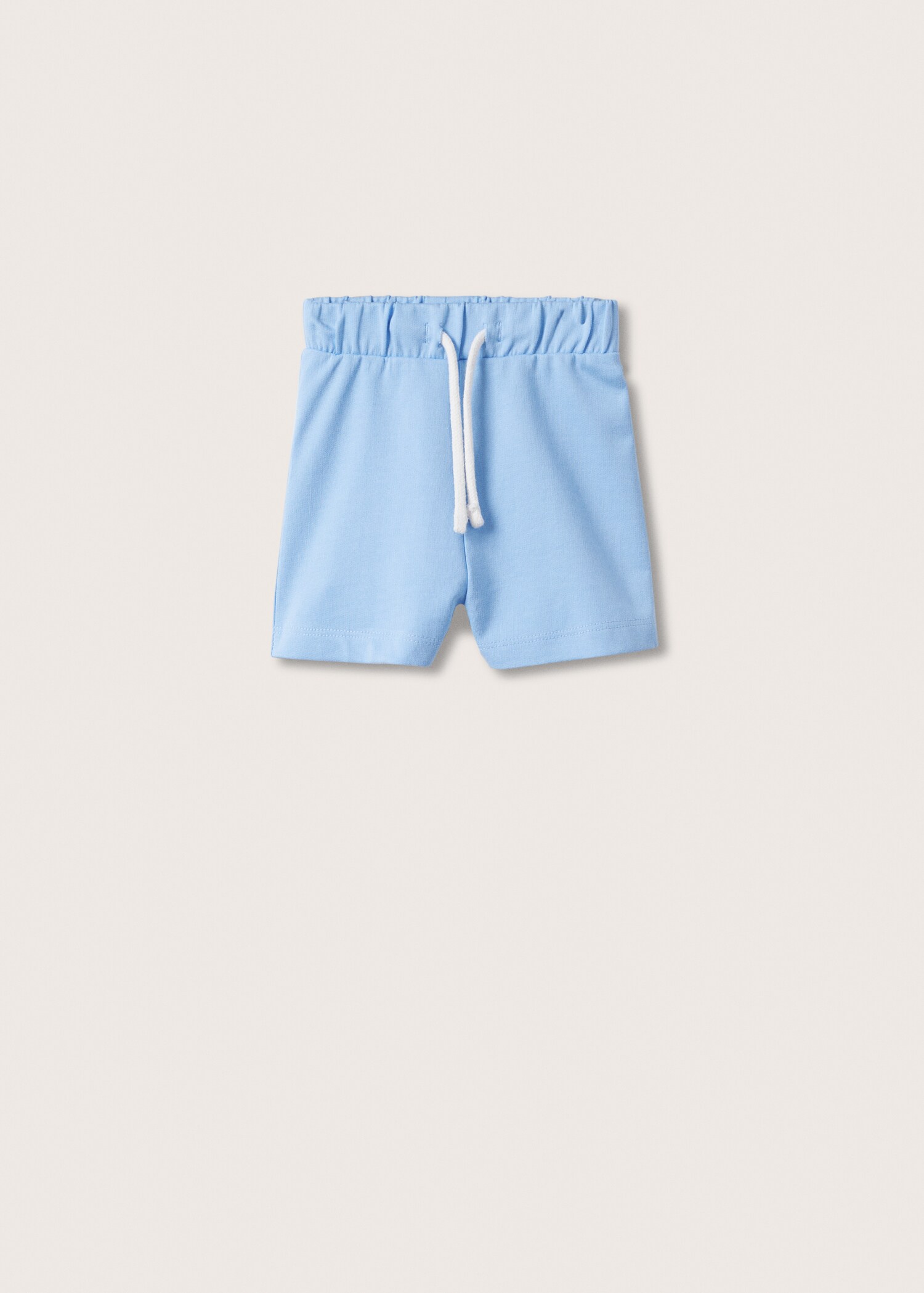 Cotton drawstring waist shorts - Article without model